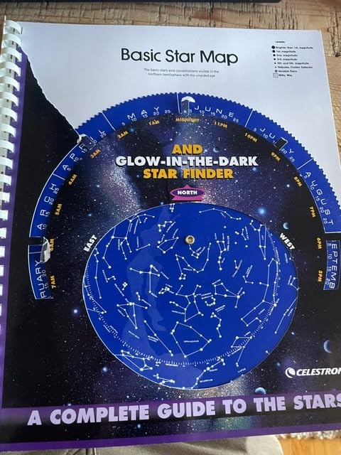 Celestron Sky Maps - Seasonal Star Charts for Stargazing customer photo 2