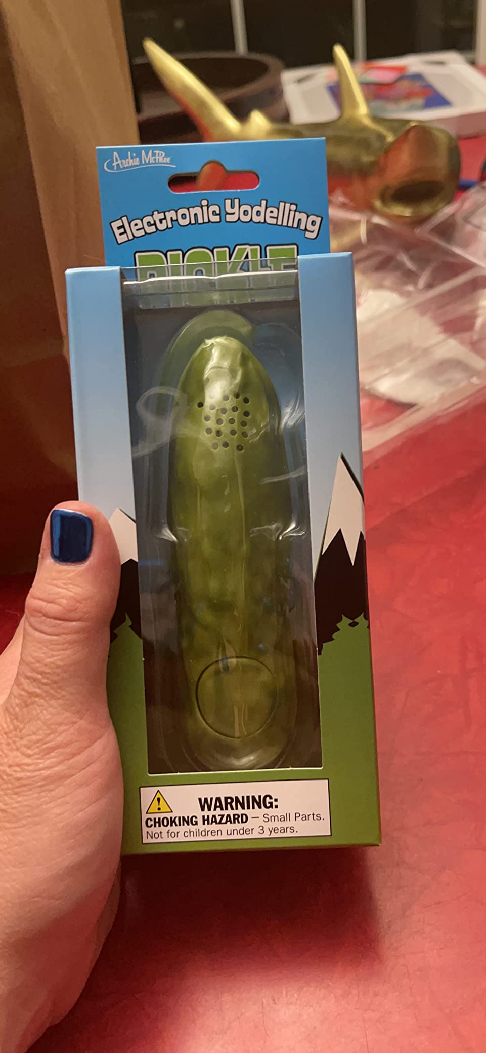 Archie McPhee Yodeling Pickle: A Musical Toy customer photo 1