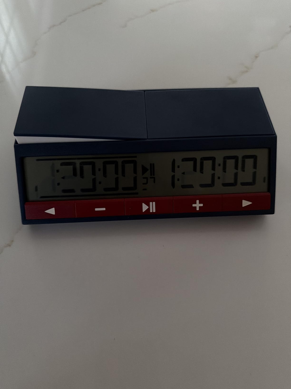 DGT North American Chess Clock and Game Timer | 22 preset timing modes, delay functions, large display customer photo 2