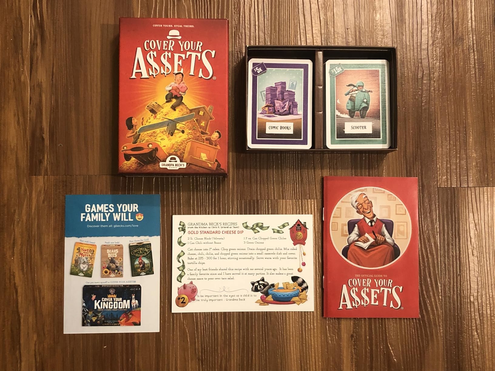 Grandpa Beck's Games Cover Your Assets Set Collection Card Game, Steal, defend, and grow valuable collections in the fast-paced family card game customer photo 1