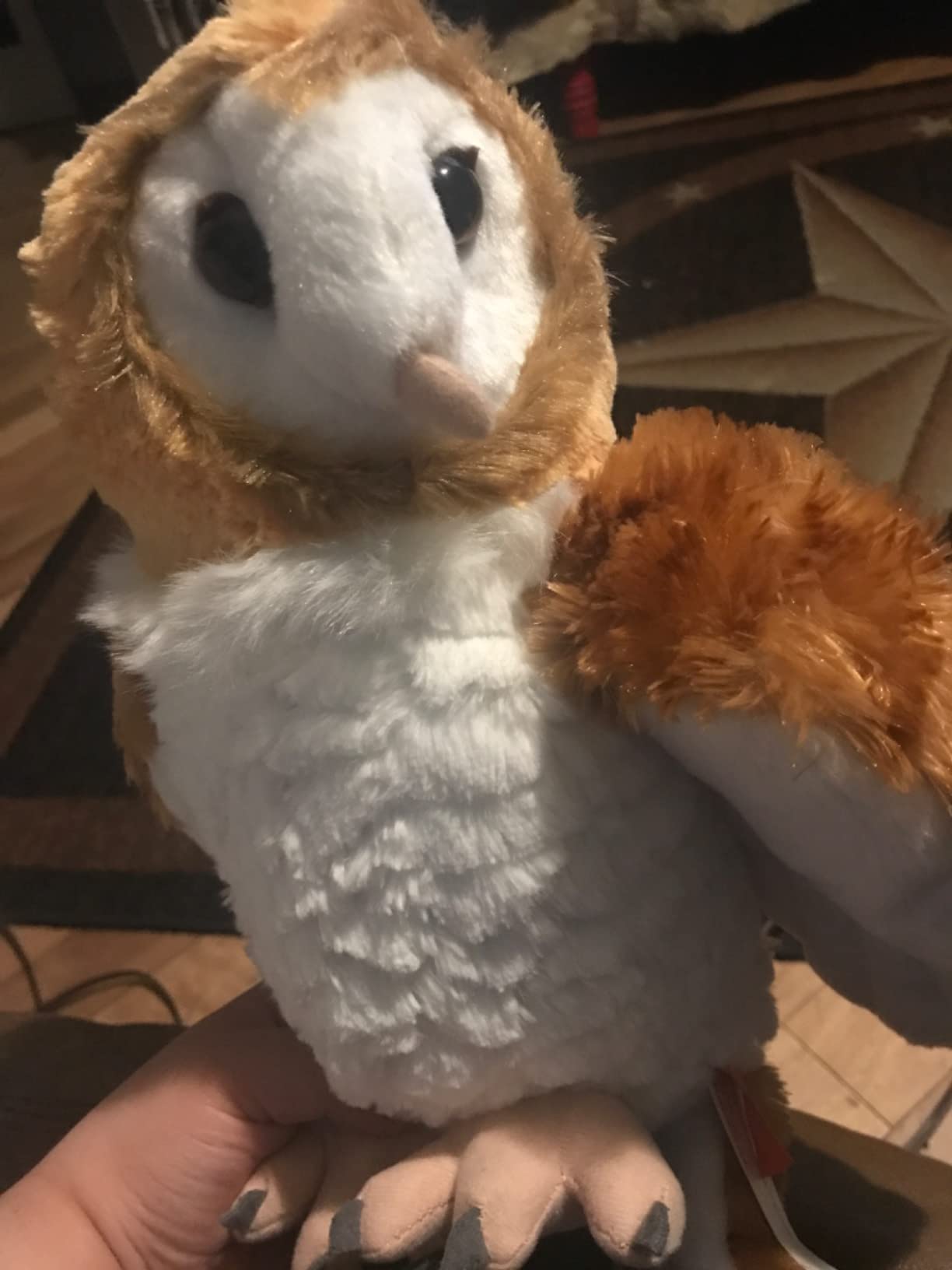 Wild Republic Cuddlekins Barn Owl Stuffed Animal - 12