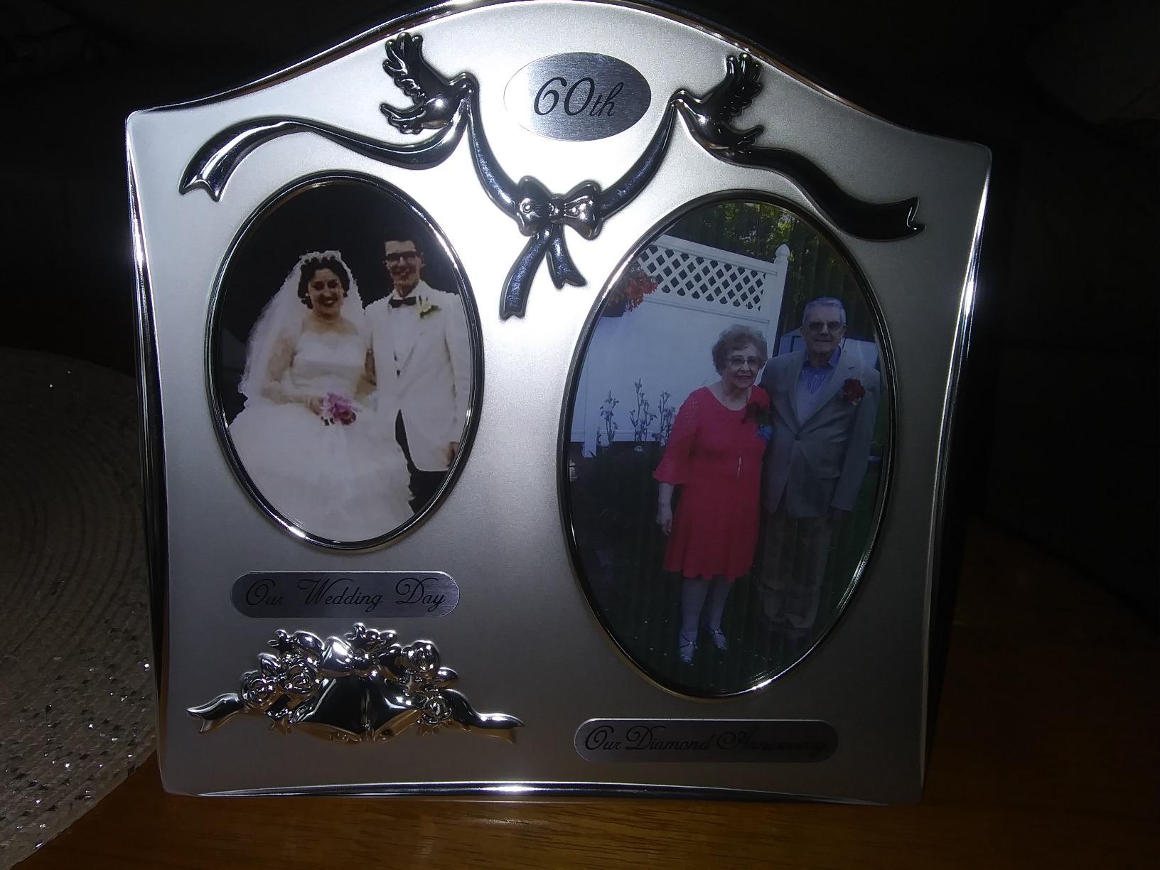Haysom Interiors Traditional Two Tone Silver Plated 40th Ruby Anniversary Double Picture Frame by Happy Homewares customer photo 2