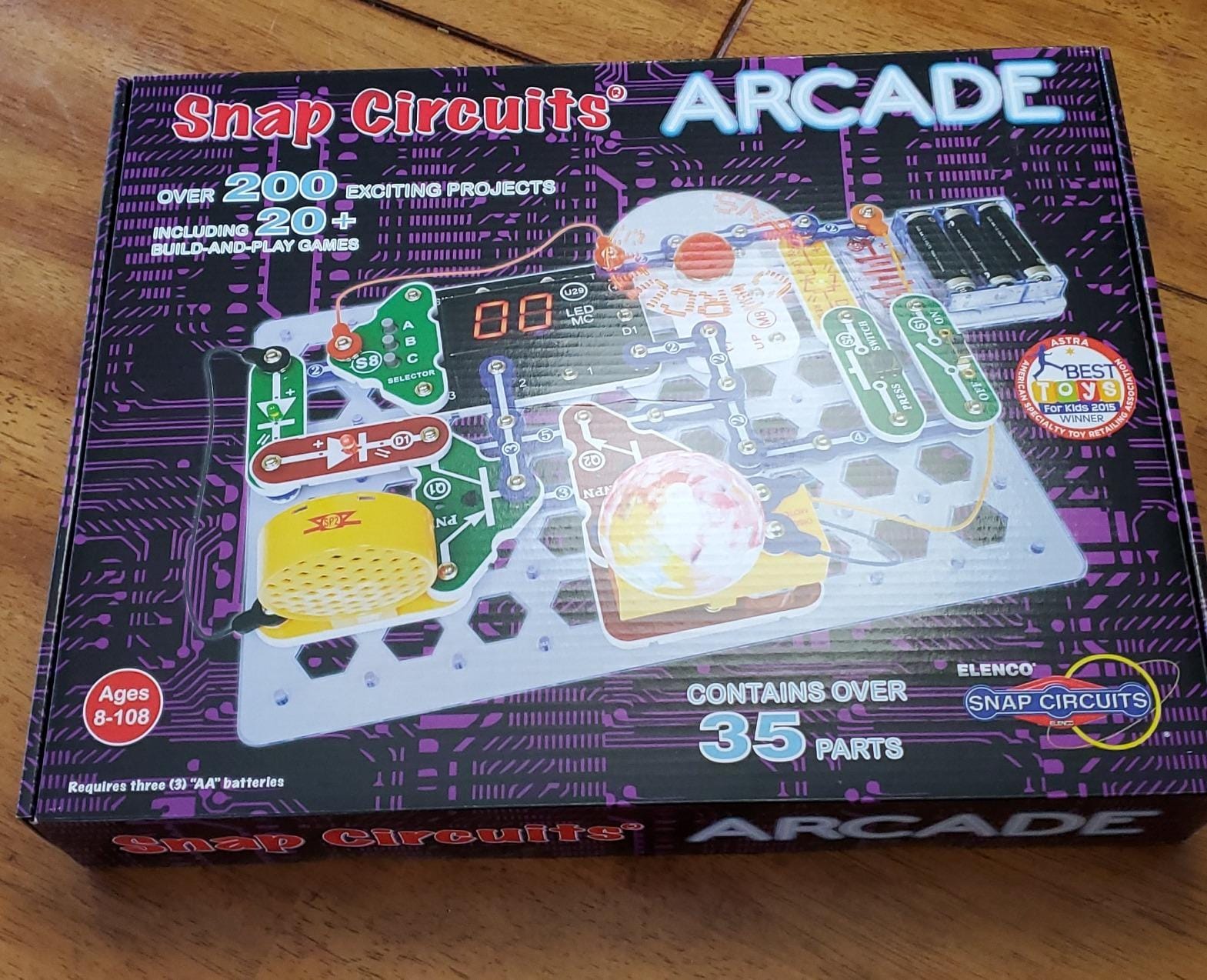 Snap Circuits Arcade, Electronics Exploration Kit, STEM Activities for Ages 8+, Full Color Project Manual (SCA-200) customer photo 1