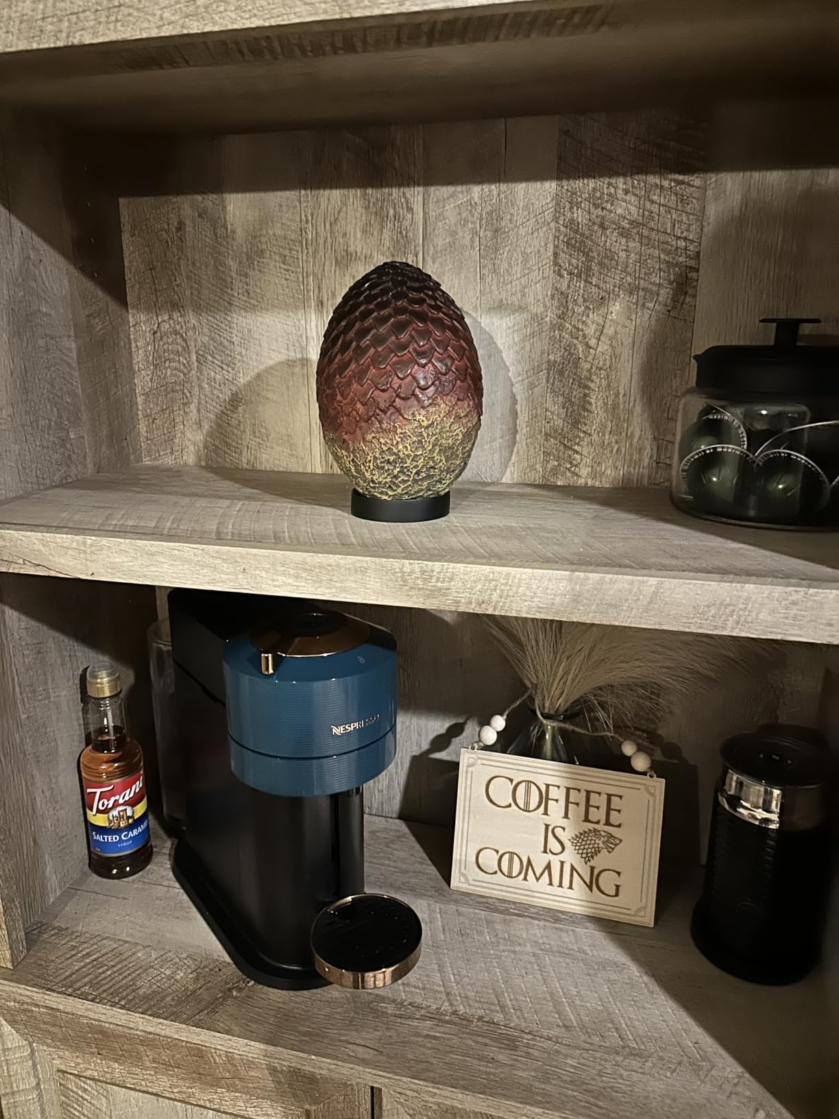 The Noble Collection Game of Thrones Drogon Egg (Red) customer photo 1