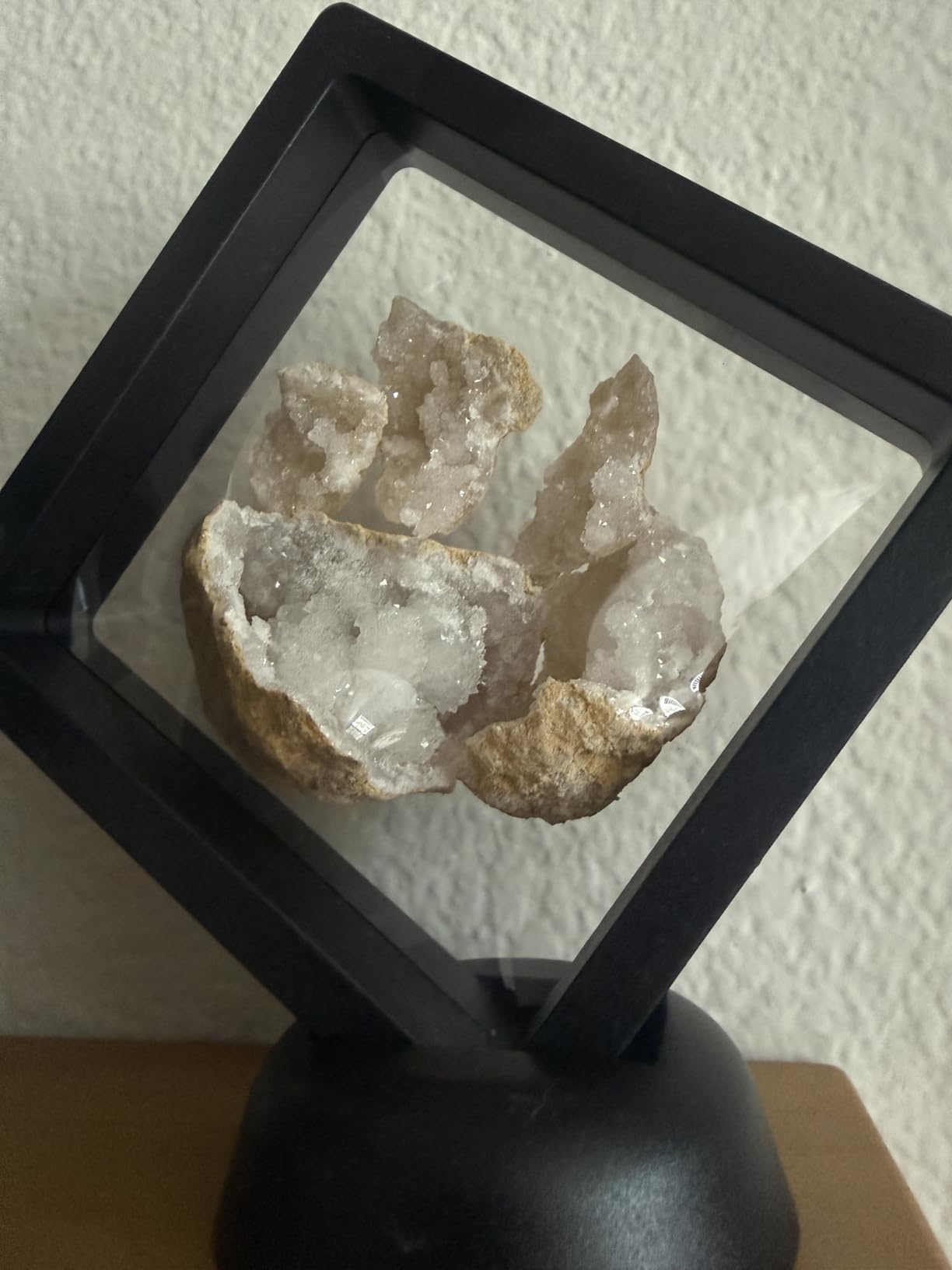 National Geographic Break Open 10 Premium Geodes - Includes Goggles & 2 Display Stands - Great STEM Science Kit, Geology Gift for Kids, Break Your Own Geodes with Crystals customer photo 2