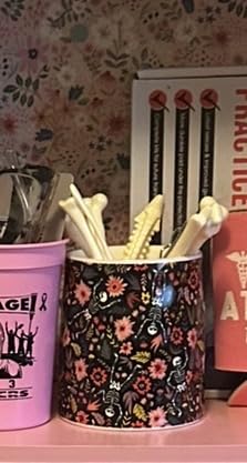 MagicW Creative Novelty Bone Shape Ballpoint Pens Finger Pen Nurse Doctor Pen Stationery Gift Crazy Student Gift Pack of 5 customer photo 1