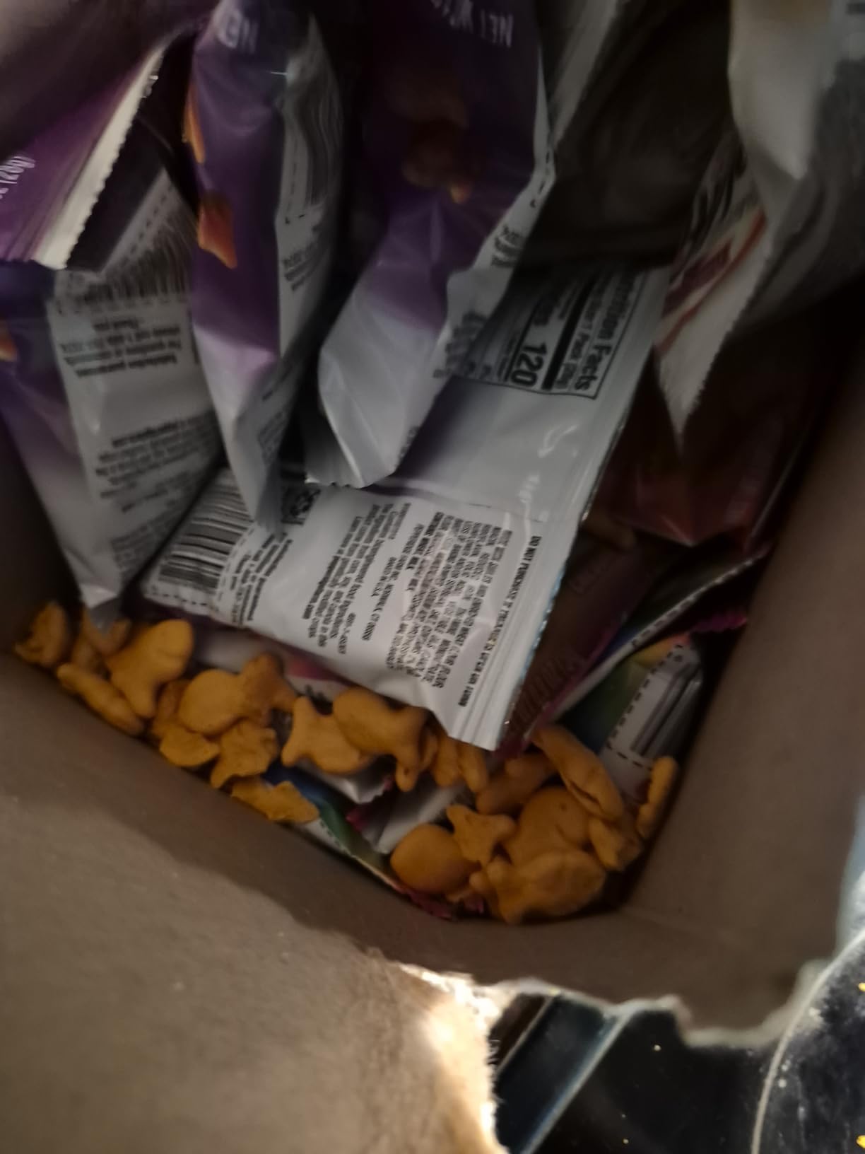 Goldfish Crackers Big Smiles Variety Pack with Cheddar, Colors, and Pretzels, Snack Packs, 30 Ct customer photo 1
