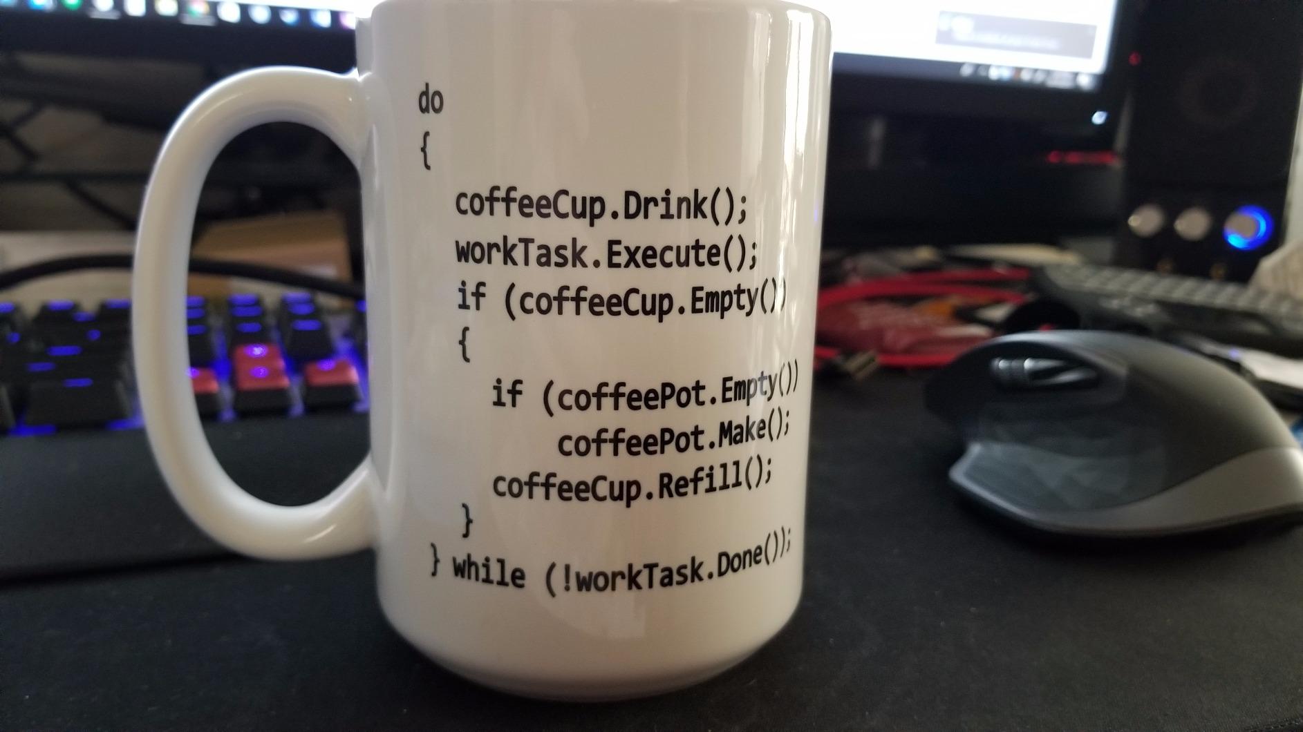 Computer Science Coffee Mug - C++ Programmer Coder Gift 11 Oz. - Verified Code customer photo 2