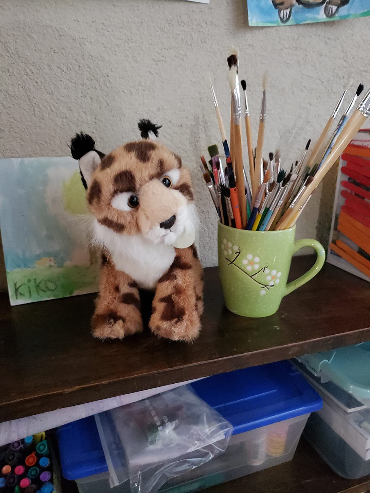 Aurora Adorable Miyoni Tots Lynx Stuffed Animal - Lifelike Detail - Brown 10 Inches customer photo 2