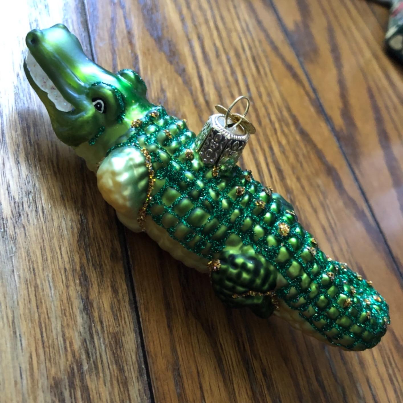 Old World Christmas Humpback Whale Glass Blown Ornament for Christmas Tree, Handcrafted Holiday Decoration, Sea Collection customer photo 1