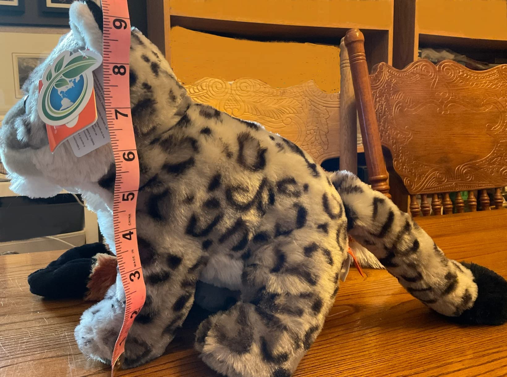 Wild Republic Snow Leopard, Cuddlekins, Stuffed Animal, 12 inches, Gift for Kids, Plush Toy, Fill is Spun Recycled Water Bottles customer photo 1