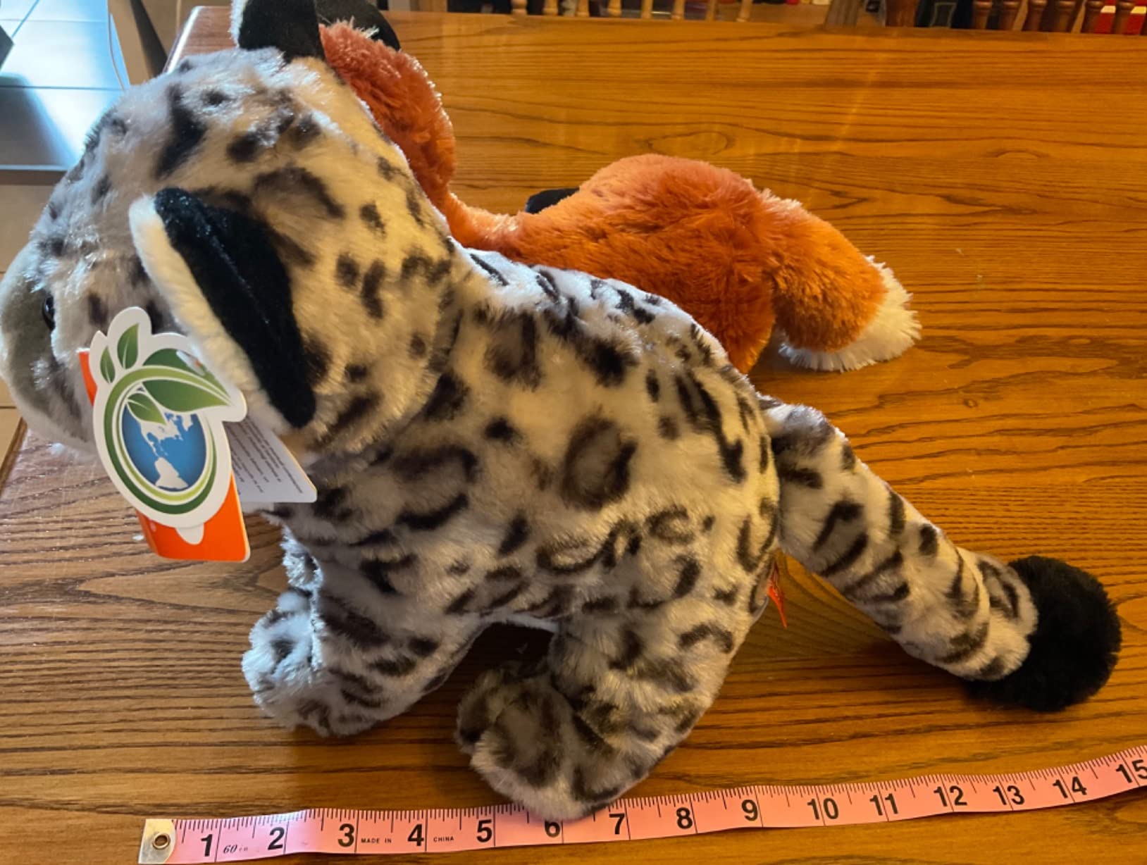 Wild Republic Snow Leopard, Cuddlekins, Stuffed Animal, 12 inches, Gift for Kids, Plush Toy, Fill is Spun Recycled Water Bottles customer photo 2