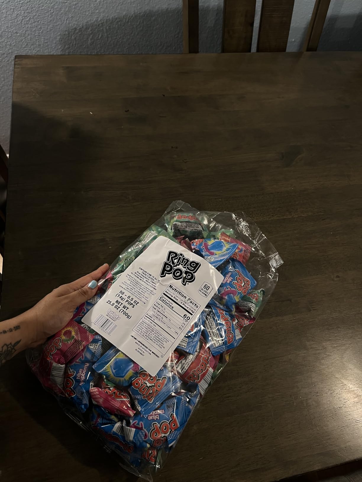 Ring Pop Lollipops - Bulk Candy Individually Wrapped Suckers Variety | Party Pack- 20 Count w/Assorted Flavors - Hard Candy for Party Favors, Kids & Goodie Bag Stuffers customer photo 1