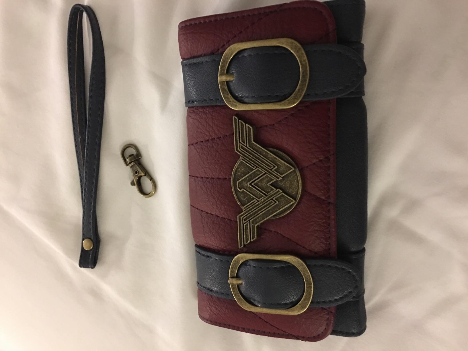 DC Comics Wonder Woman Front Flap Satchel Clutch Wallet with Wrist Strap customer photo 1