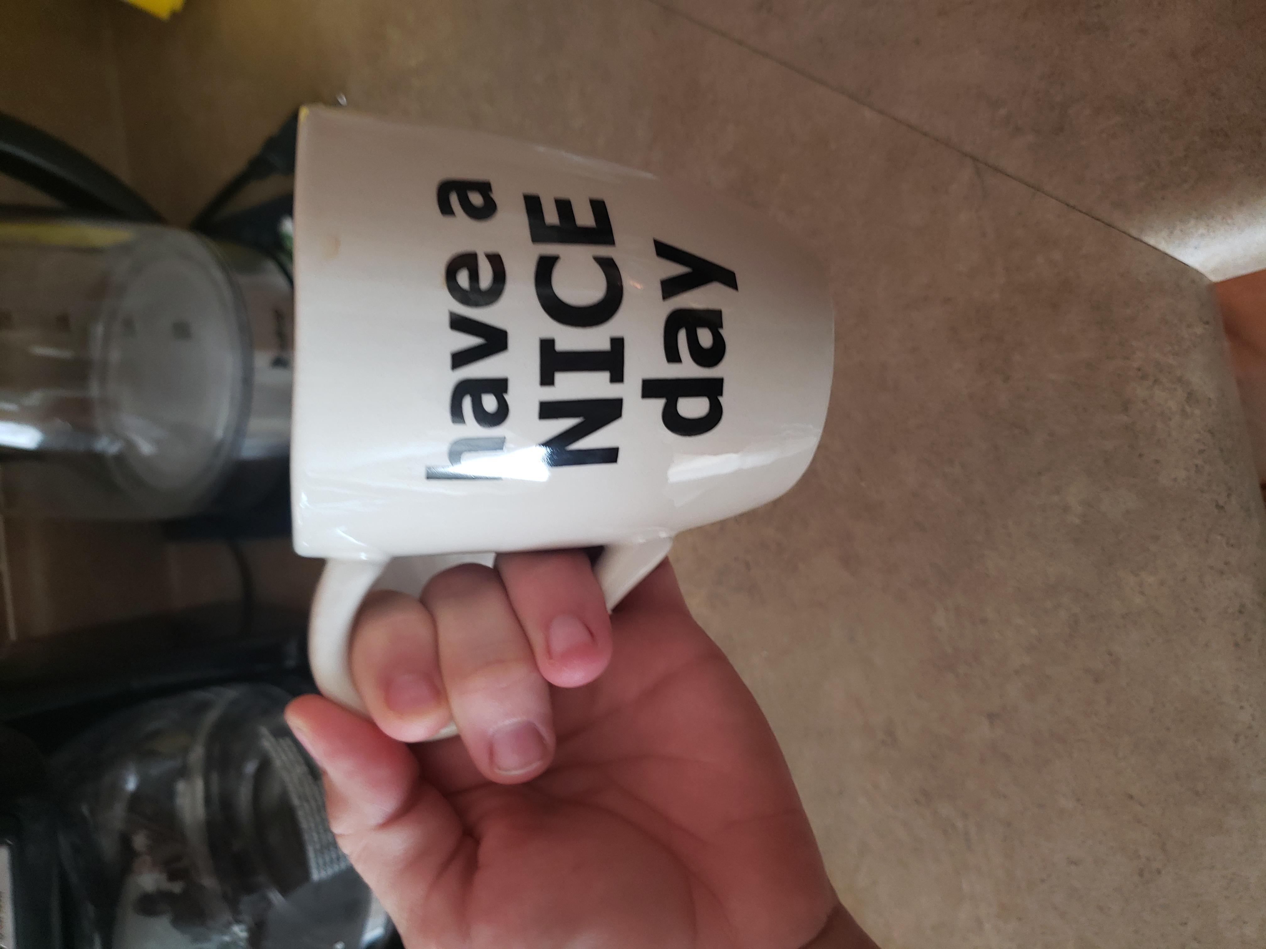 Decodyne Funny Coffee Mug, Gag White Elephant Gifts for Adults and Coworkers, 14 Ounce customer photo 2