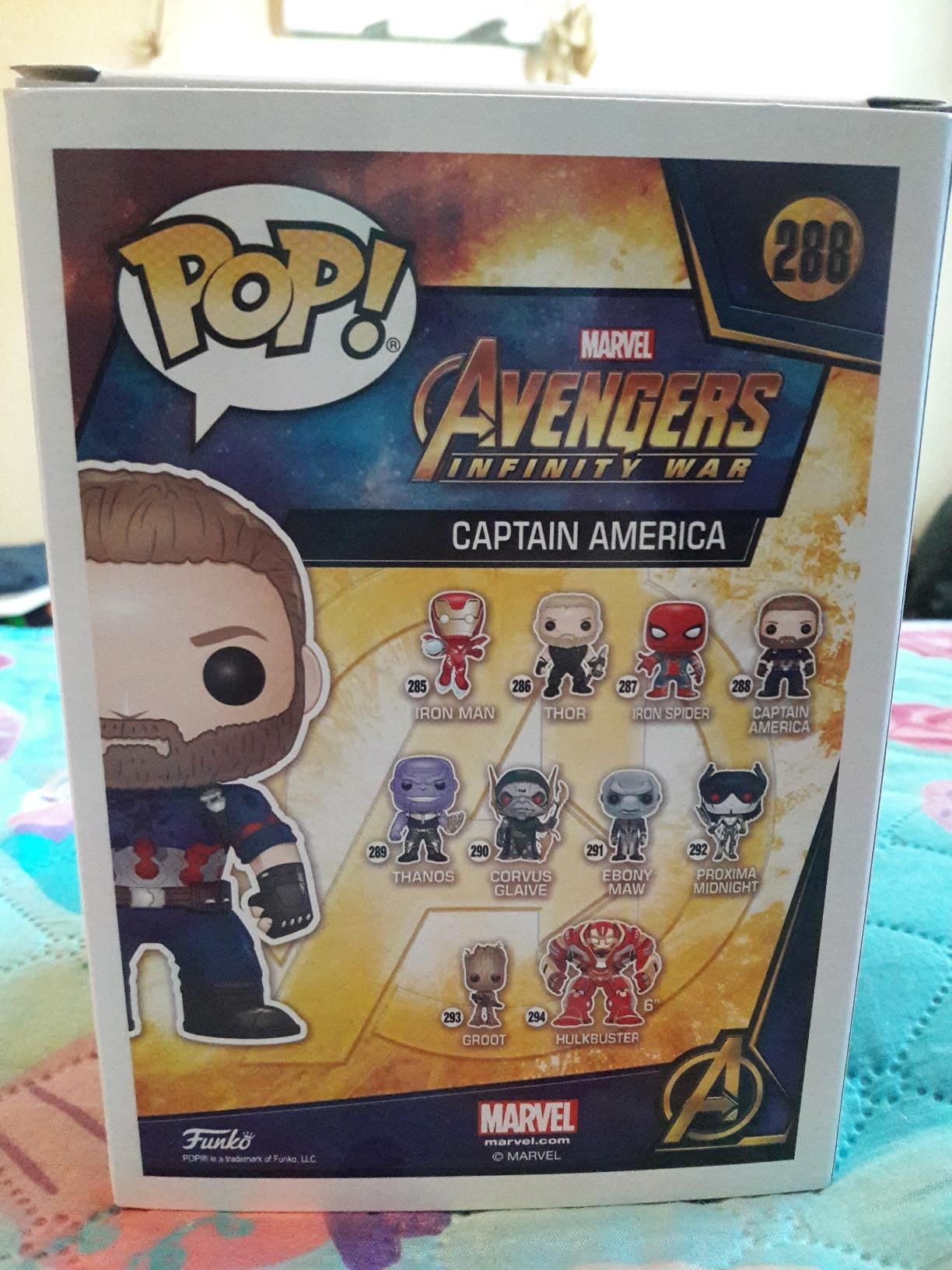 Funko Marvel: Marvel Avengers Infinity War - Captain America - Collectible Vinyl Figure - Gift Idea - Official Merchandise - for Kids & Adults - Movies Fans - Model Figure for Collectors and Display customer photo 2