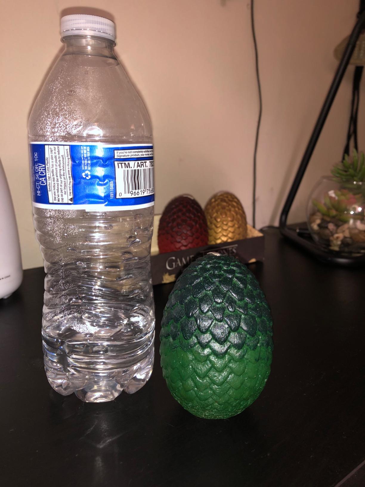 Game of Thrones Dragon Egg Replica Candles, Set of 3 - Officially Licensed Merchandise - Gift for GoT, House of The Dragon, Iron Flame, Romantasy Book Fans customer photo 1