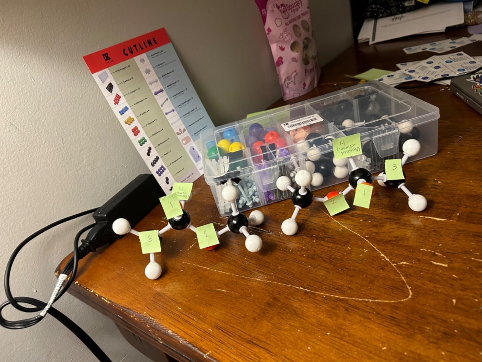 LINKTOR Chemistry Molecular Model Kit (444 Pieces), Student or Teacher Set for Organic and Inorganic Chemistry Learning customer photo 1