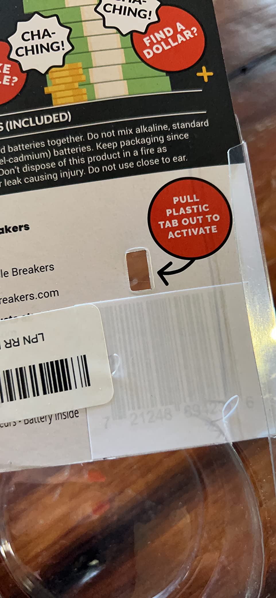 The Monocle Breakers Cash Register Sound Button - Loud Cha Ching Money Noise Push Button - Funny Gold Desk Toy Office Gift - Batteries Included customer photo 1