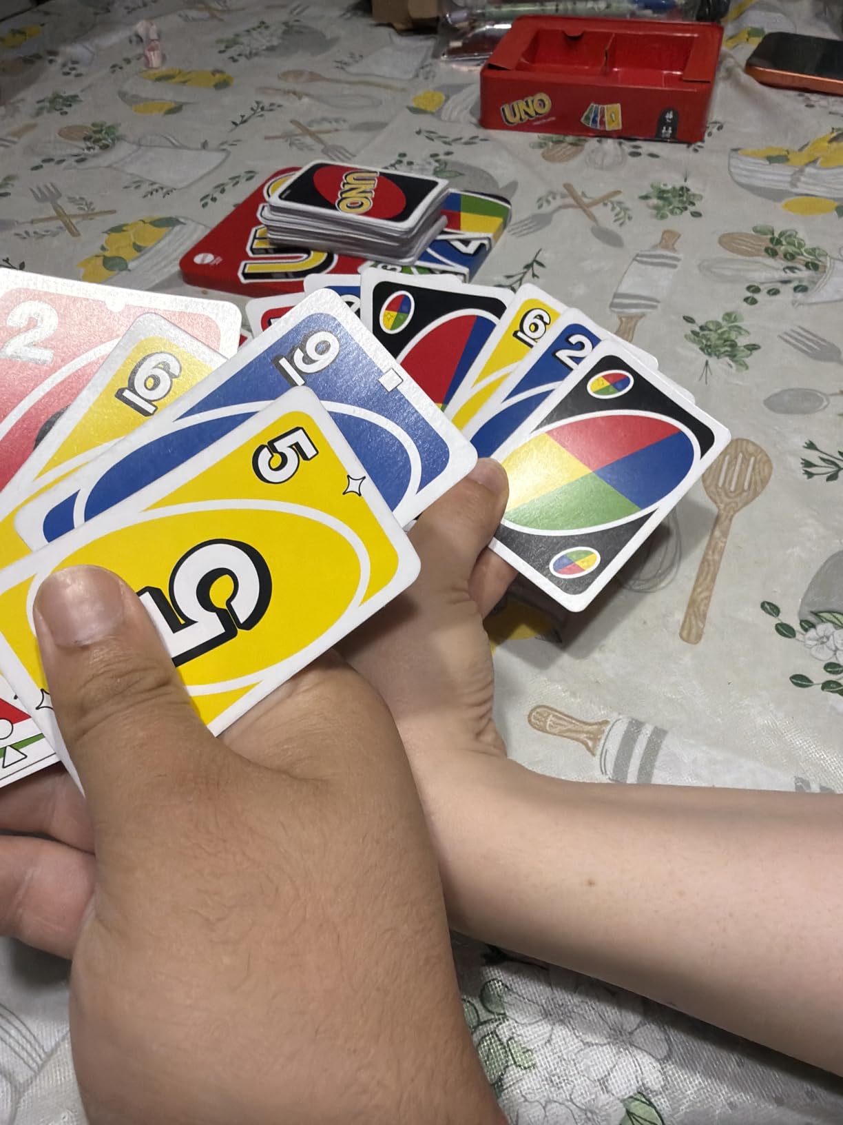 Mattel Games UNO Card Game for Kid, Adult & Family Nights & Parties, Travel & Vacations, Color Blind Accessible & Customizable Deck (Amazon Exclusive) customer photo 2