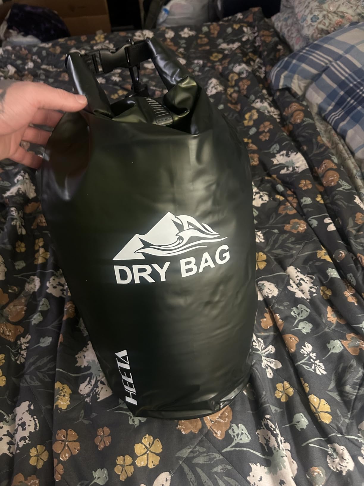 HEETA Dry Bag Waterproof for Women Men, 5L/10L/20L/30L/40L Roll Top Lightweight Dry Storage Bag Backpack with Phone Case for Travel Swimming Boating Kayaking Paddle Board Camping Beach Accessories customer photo 1