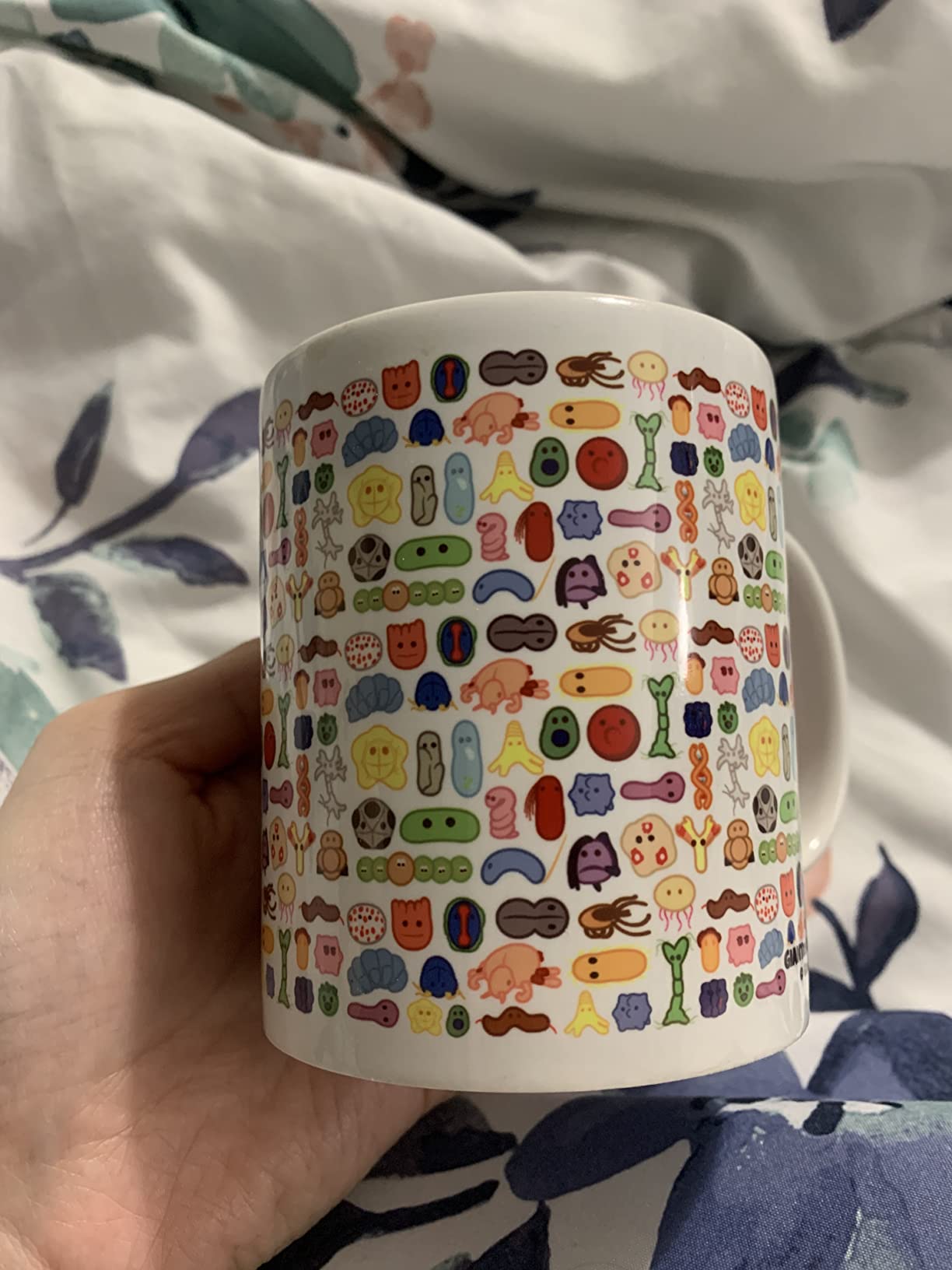 GIANTmicrobes Microbes Art Mug - 11 OZ Colorful Coffee Mug, Unique Gift for Scientists, Students, Nurses, Doctors, Educators and Anyone with Healthy Sense of Humor customer photo 1