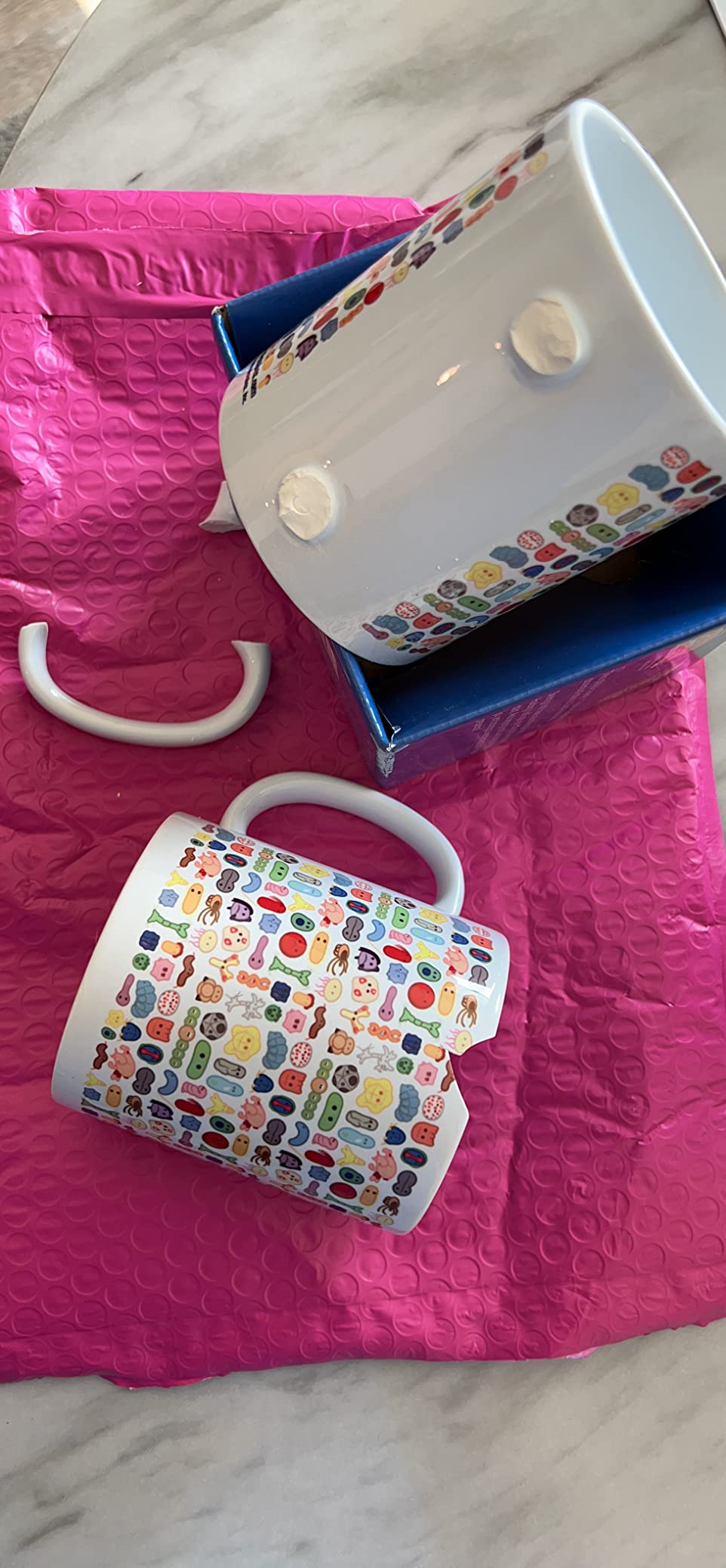 GIANTmicrobes Microbes Art Mug - 11 OZ Colorful Coffee Mug, Unique Gift for Scientists, Students, Nurses, Doctors, Educators and Anyone with Healthy Sense of Humor customer photo 2