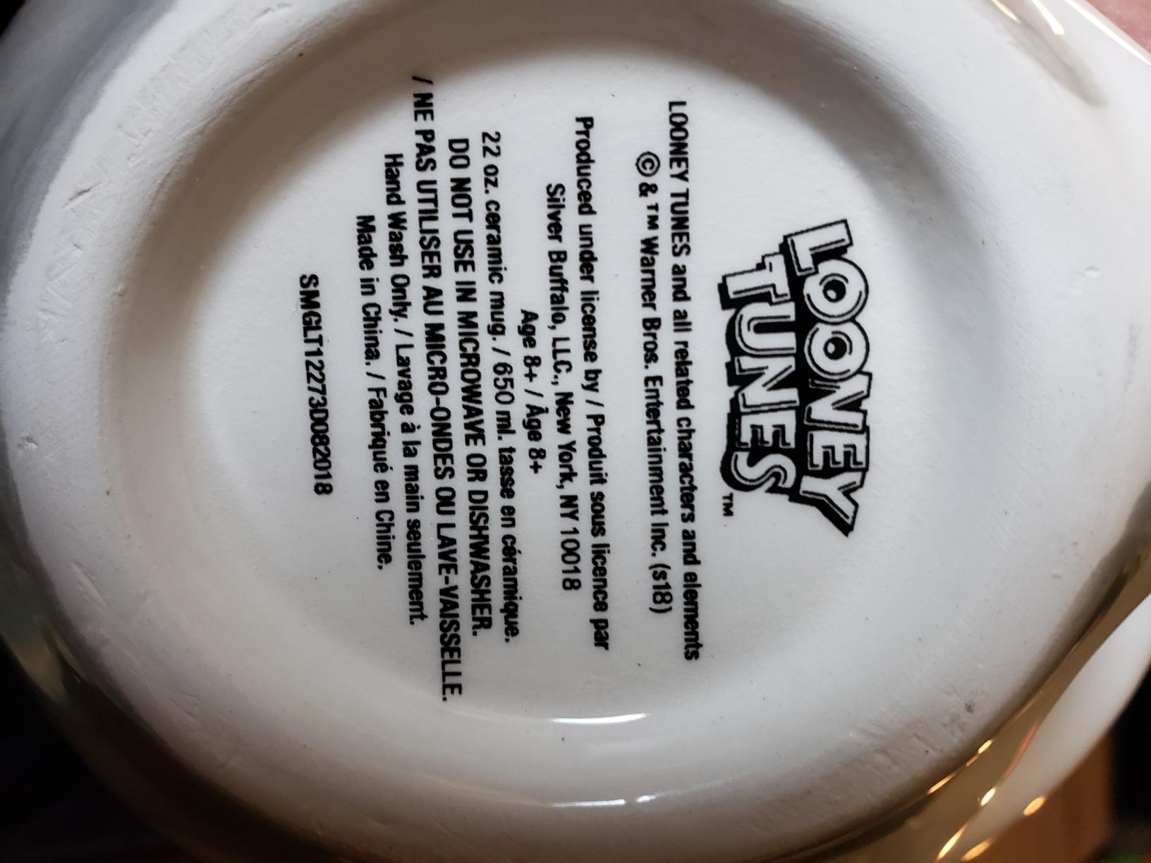 Silver Buffalo Looney Tunes Taz Face Ceramic 3D Sculpted Mug, 24-Ounces customer photo 1