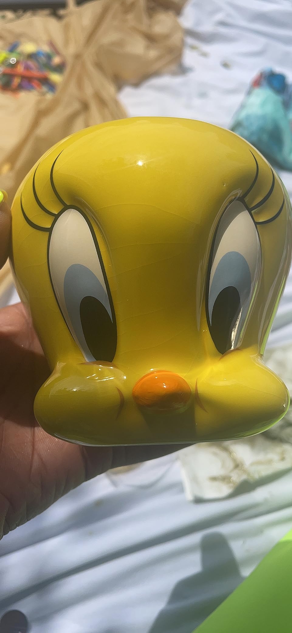 Silver Buffalo Looney Tunes Taz Face Ceramic 3D Sculpted Mug, 24-Ounces customer photo 2
