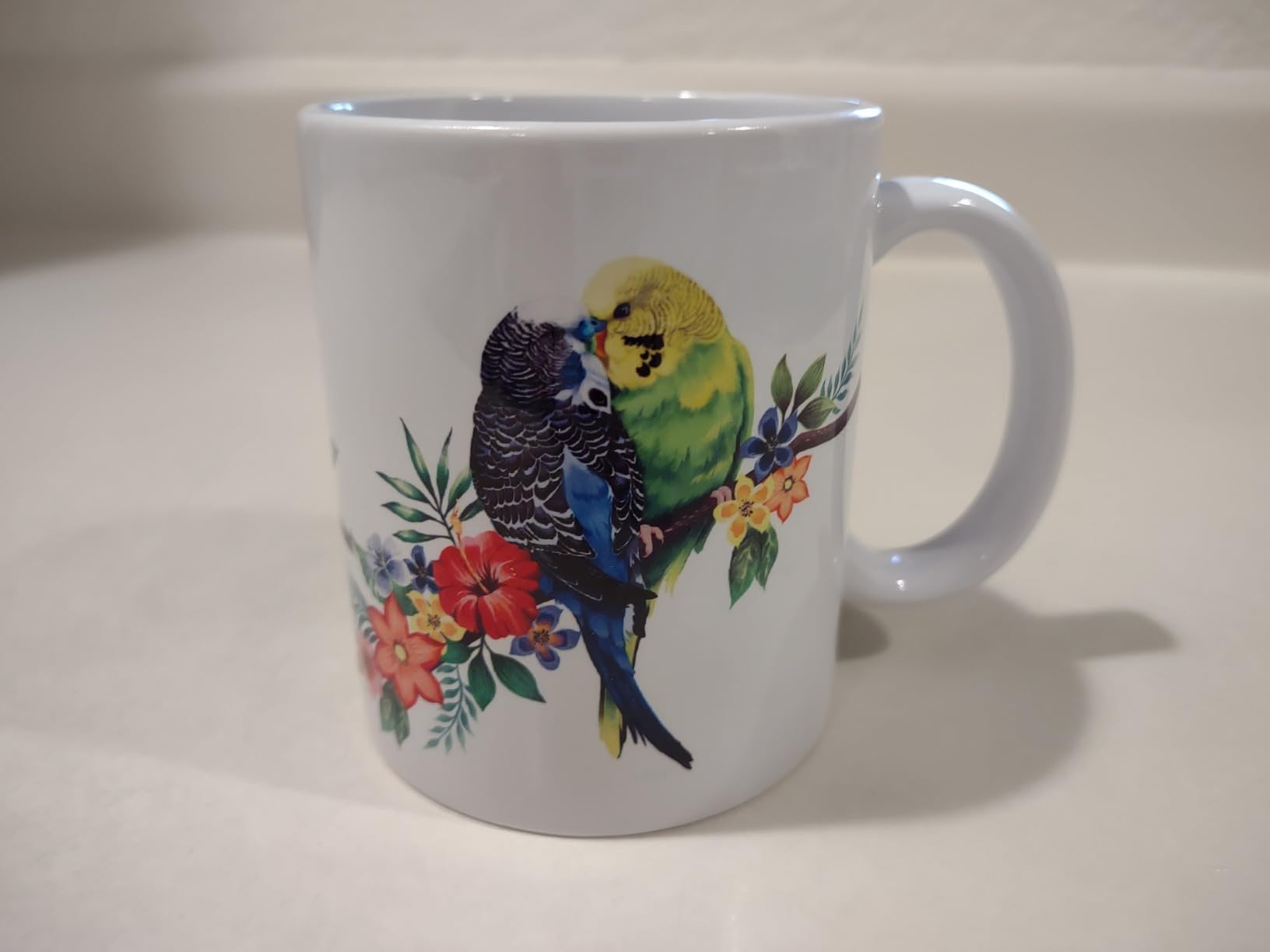 MUGBREW Blue Jay Birds Ceramic Coffee Mug Tea Cup, 11 OZ customer photo 1