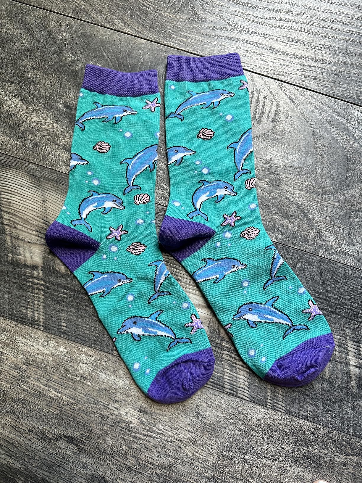 HAPPYPOP Ocean Gifts Women Men - Shark Whale Dolphin Octopus Turtle Otter Penguin Socks customer photo 1