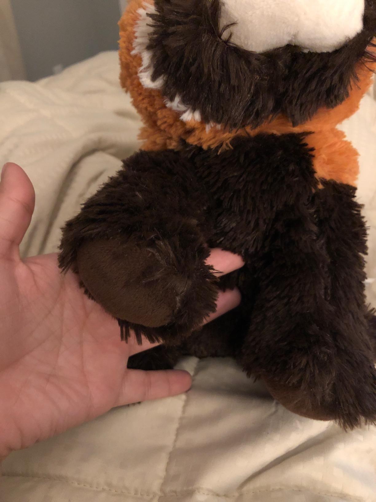 warmies Microwavable Weighted Stuffed Animals, Red Panda Weighted Plush | Heatable Plush, Heating Pad Stuffed Animal, Microwave 90 Sec, Scented with French Lavender customer photo 2