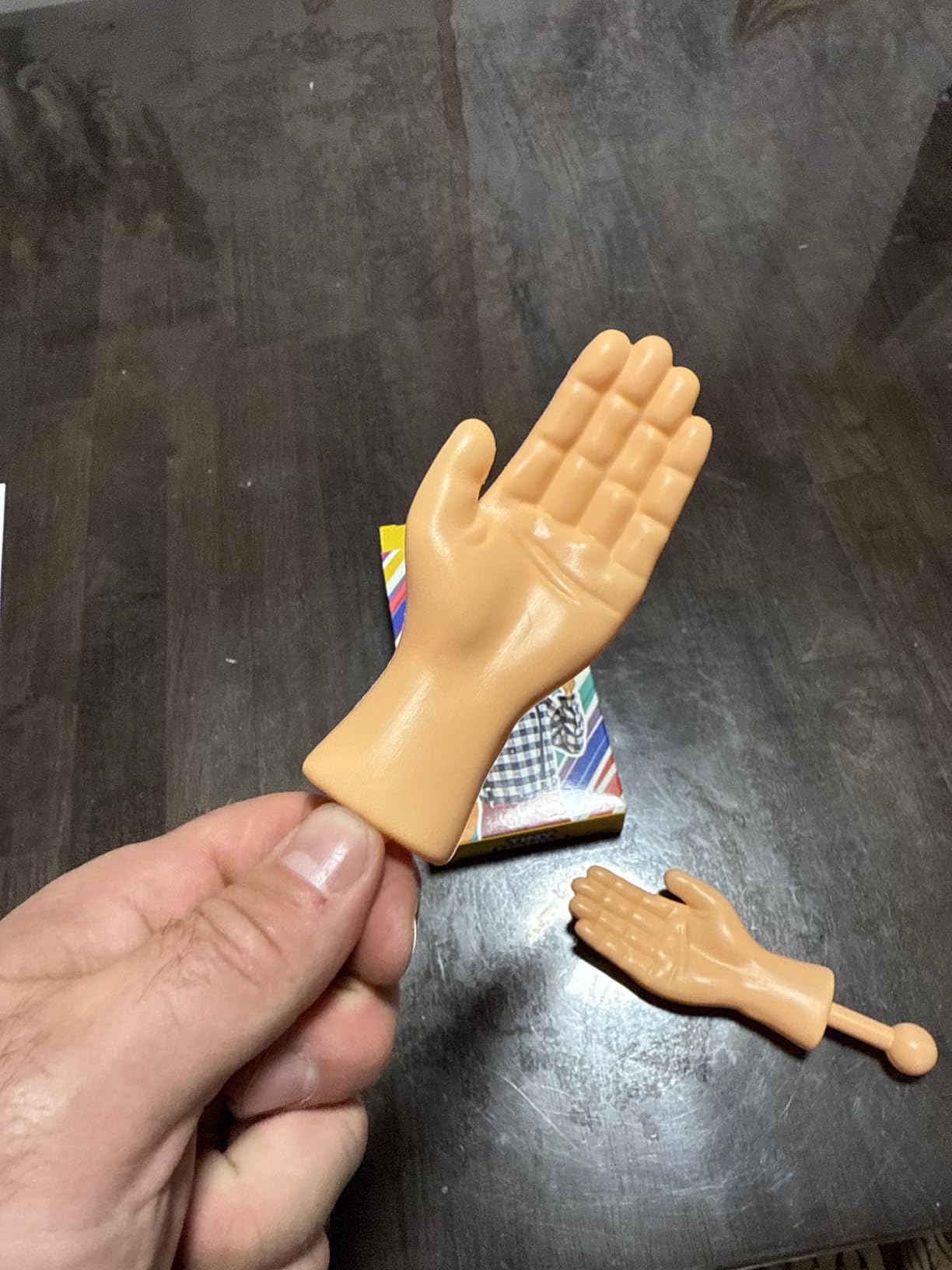 DR DINGUS Tiny Hands (1 Pair - Original) - Little Small Mini Hand Stick Puppet customer photo 2