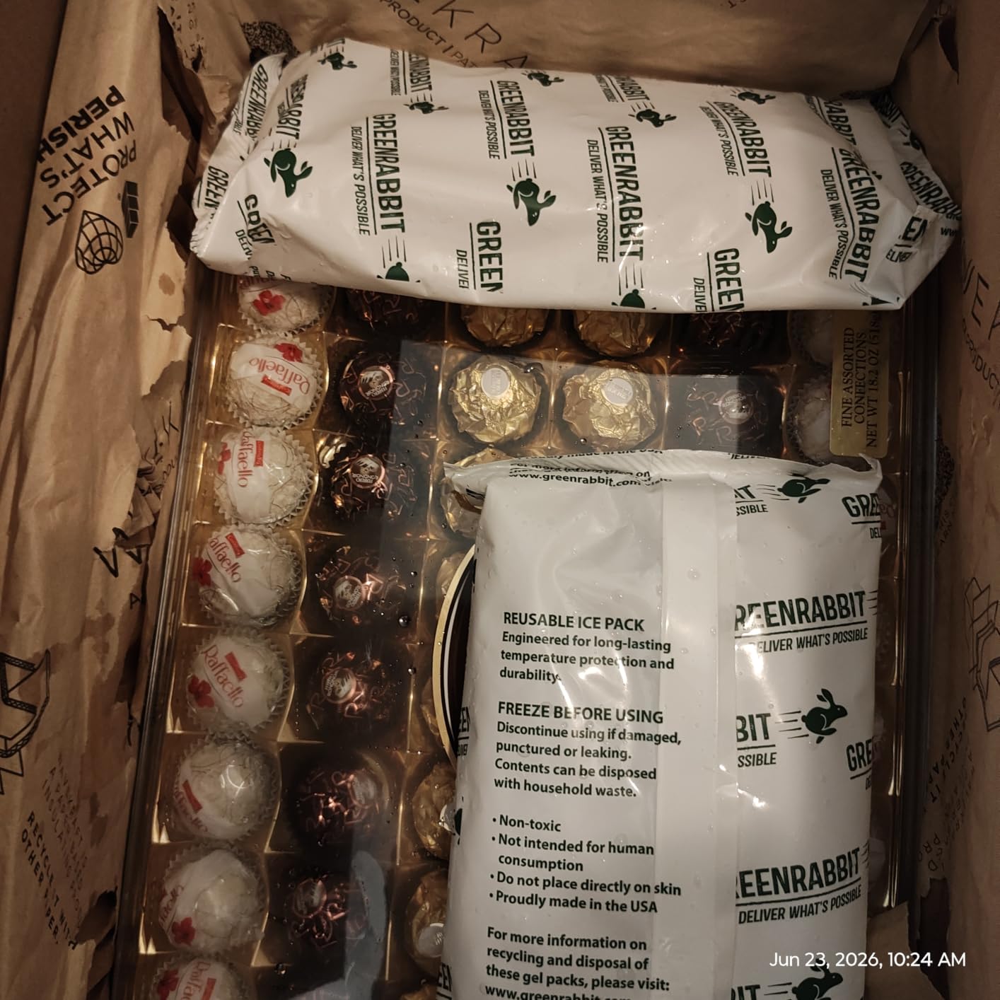 Ferrero Collection Gourmet Gift Box, 48 Assorted Chocolate with Dark Chocolate, Coconut, and Milk Chocolate, 18.2 oz customer photo 2
