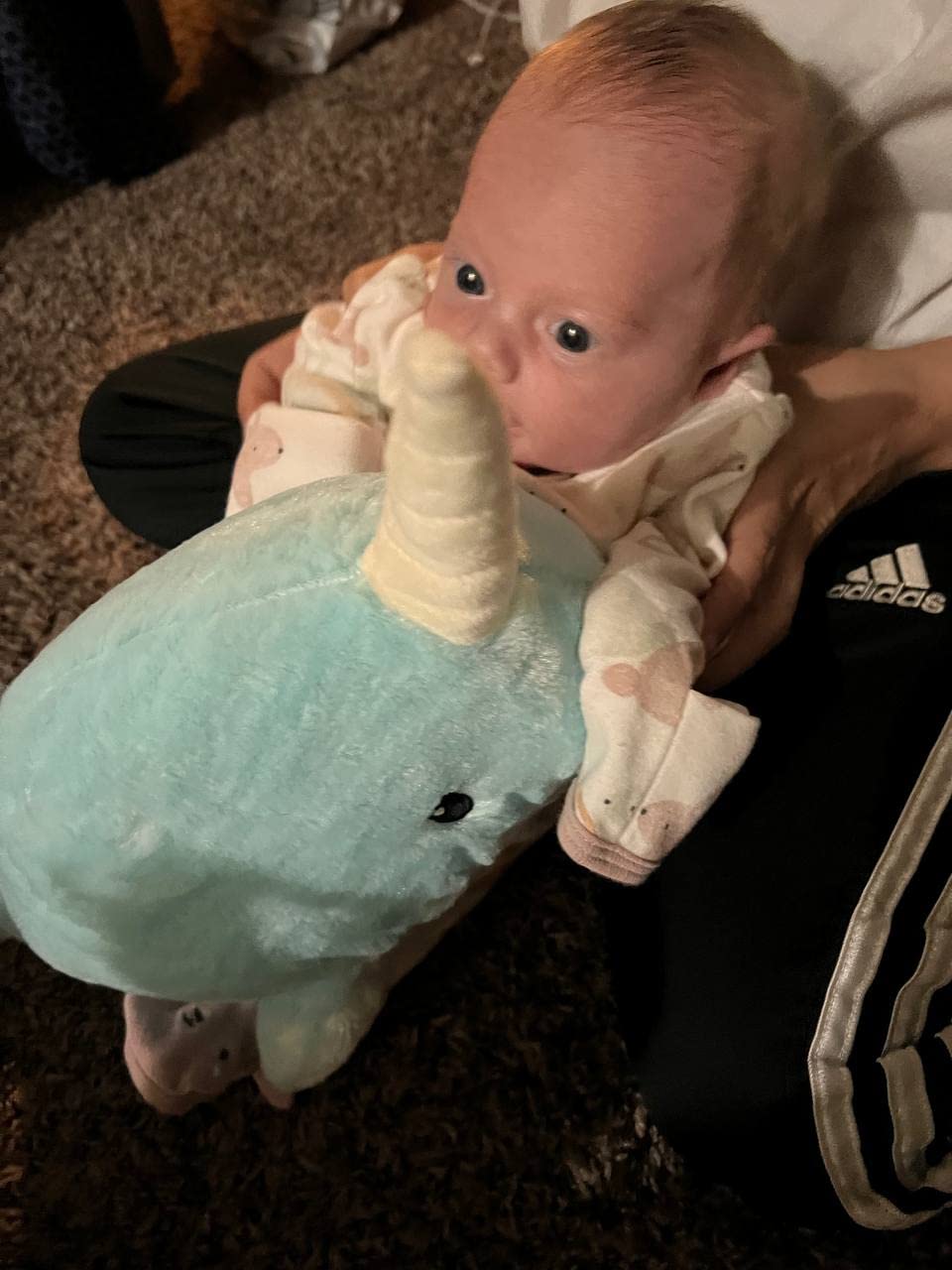 Warm Pals Nori the Narwhal, Microwavable Weighted Plush, Heated for Warmth customer photo 1
