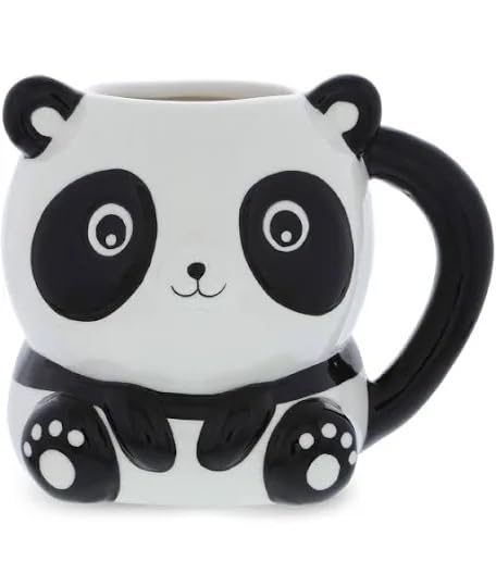 Novelty Panda Mug - Cute Coffee Mugs for Women and Funny Coffee Mug for Men, Cool Ceramic Animal Coffee Mug Gift for Hot and Cold Drinks - 17 oz. customer photo 1