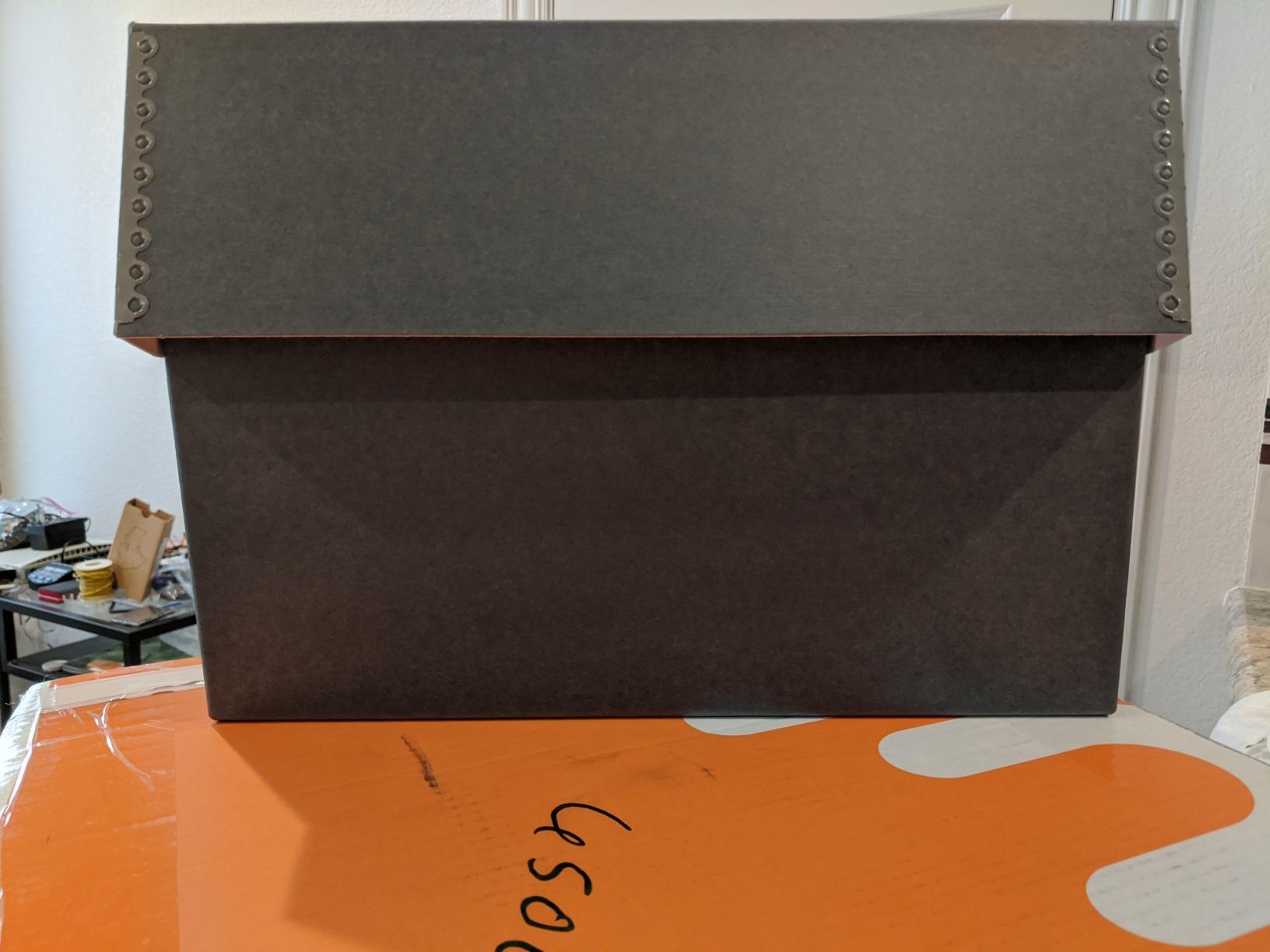 Lineco Archival Document Storage Box, Gray, 15.5