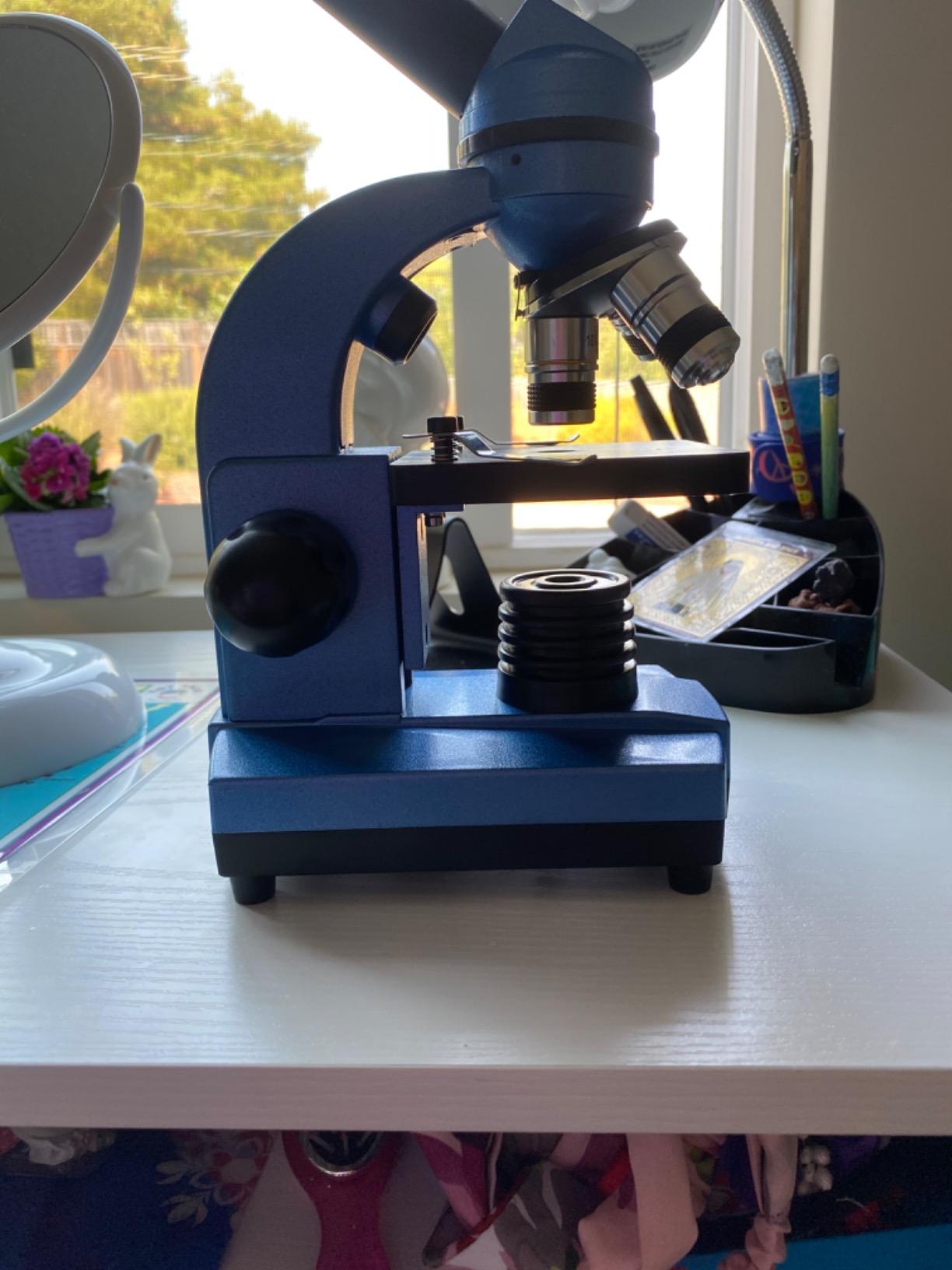 Microscope for Kids Beginners Children Student, 40X-1000X Compound Microscopes with 52 pcs Educational Kits customer photo 1
