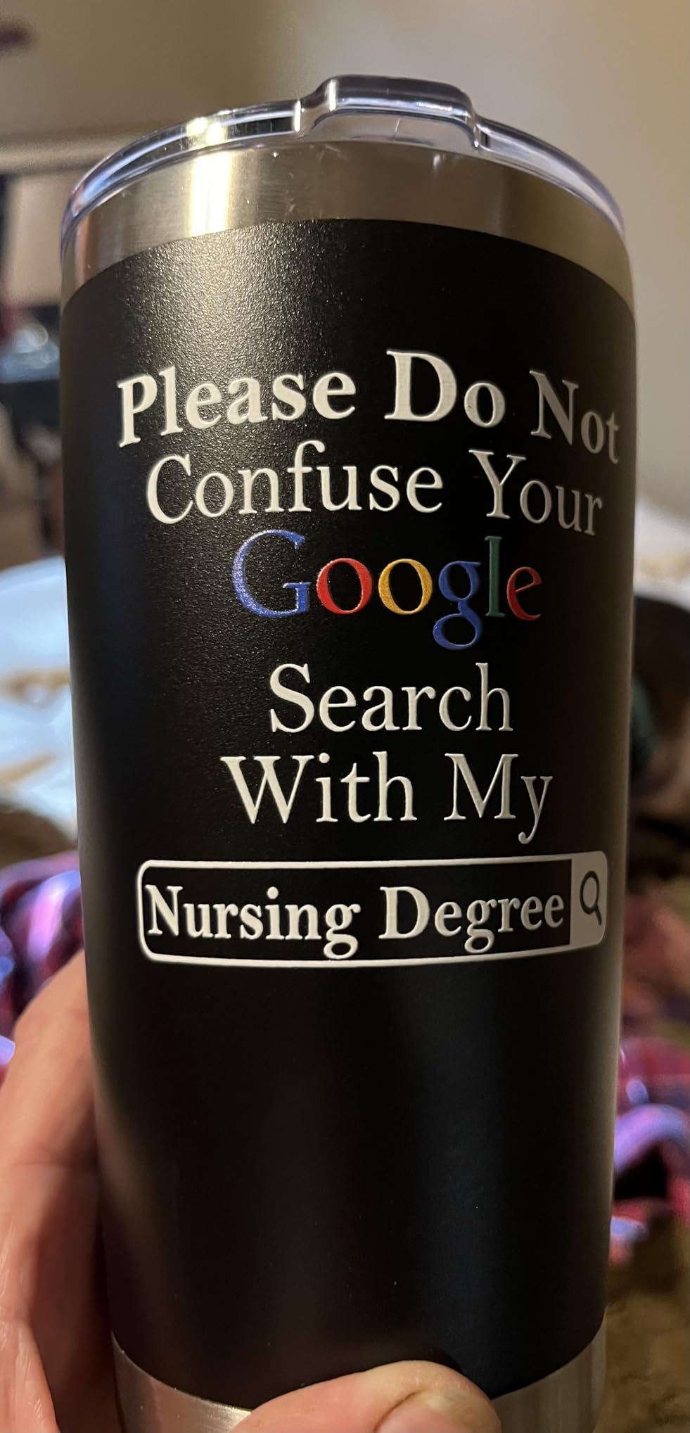 Doctor Gifts for Men Women - Please Do Not Confuse Your Google Search With My Medical Degree Mug Unique Gift for Doctors Gift for Doctor - 20 Ounce Tumbler for National Doctors Day Gifts Residency customer photo 2