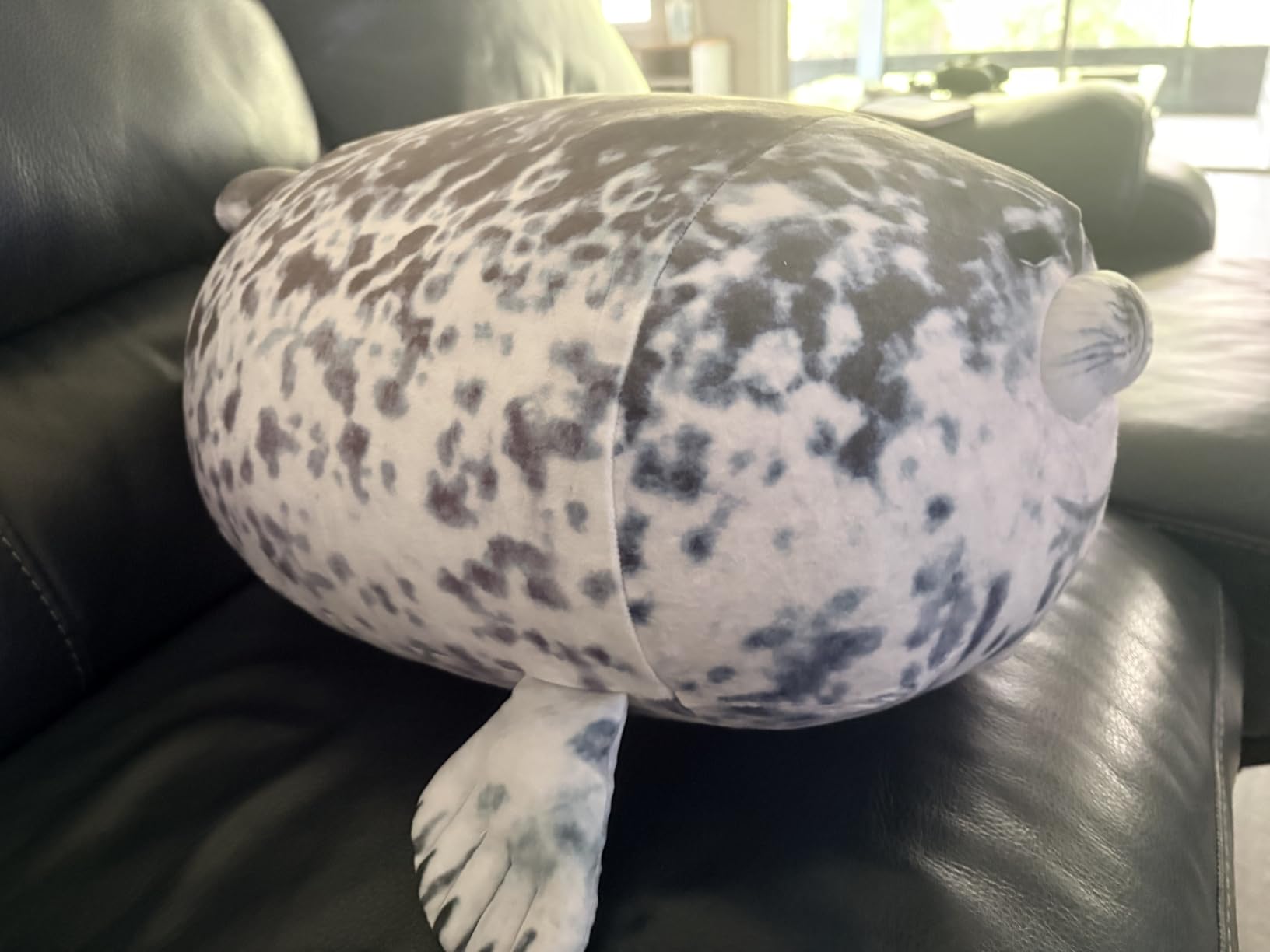 MerryXD Chubby Blob Seal Pillow, Stuffed Cotton Plush Animal Toy Cute Ocean Small (13 in) customer photo 2