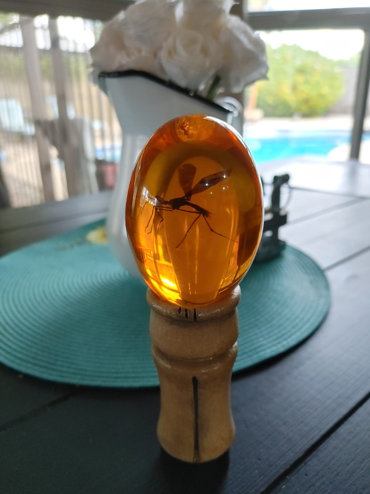 Toynk Jurassic Park Mosquito in Amber Resin Prop Replica | Official Collectible Paper Weight | Measures 3 Inches Tall customer photo 1