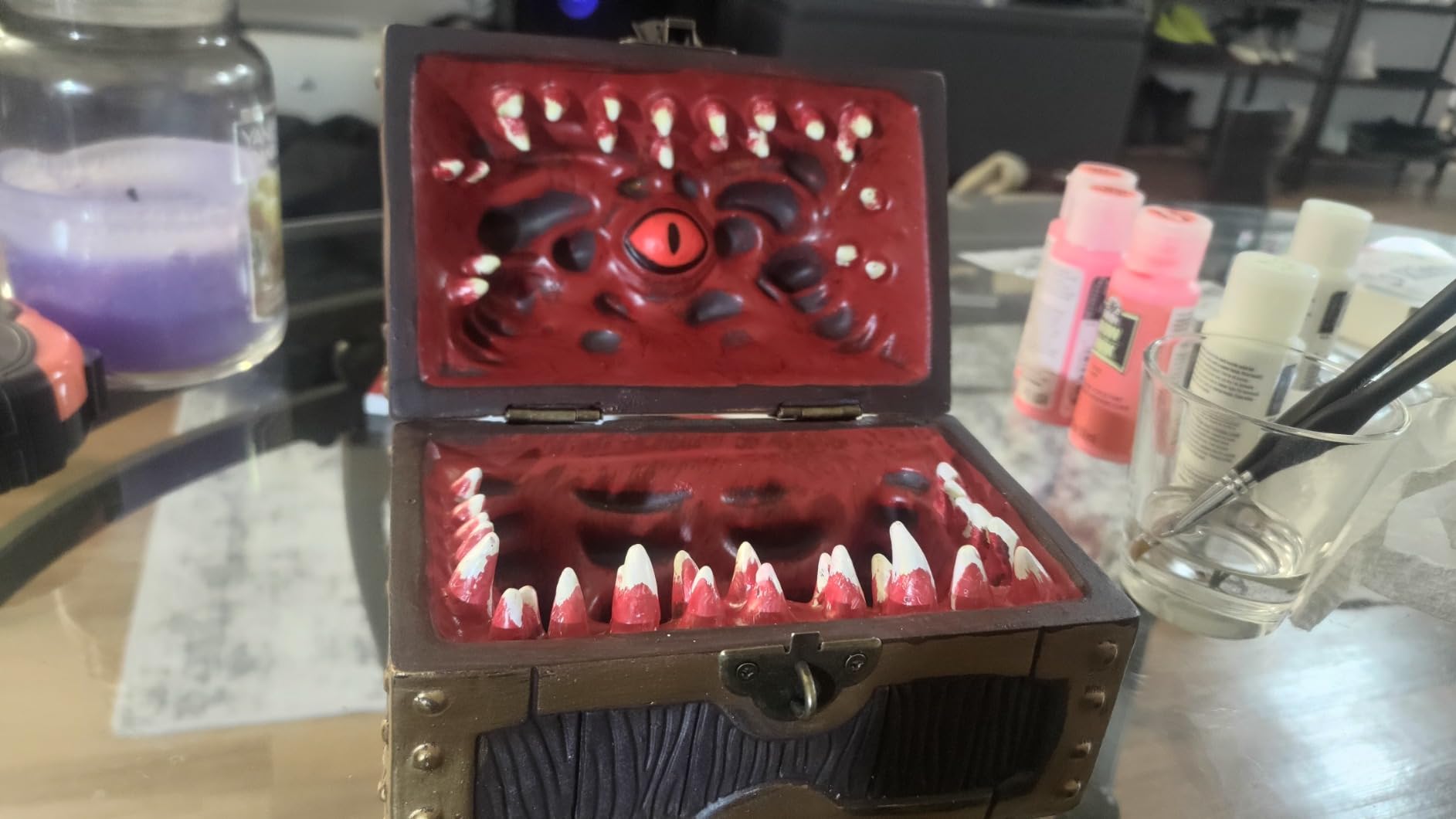 Galdor's Guild Mimic Dice Chest Storage Box | Holds 4 Polyhedral Sets (Reg) customer photo 1