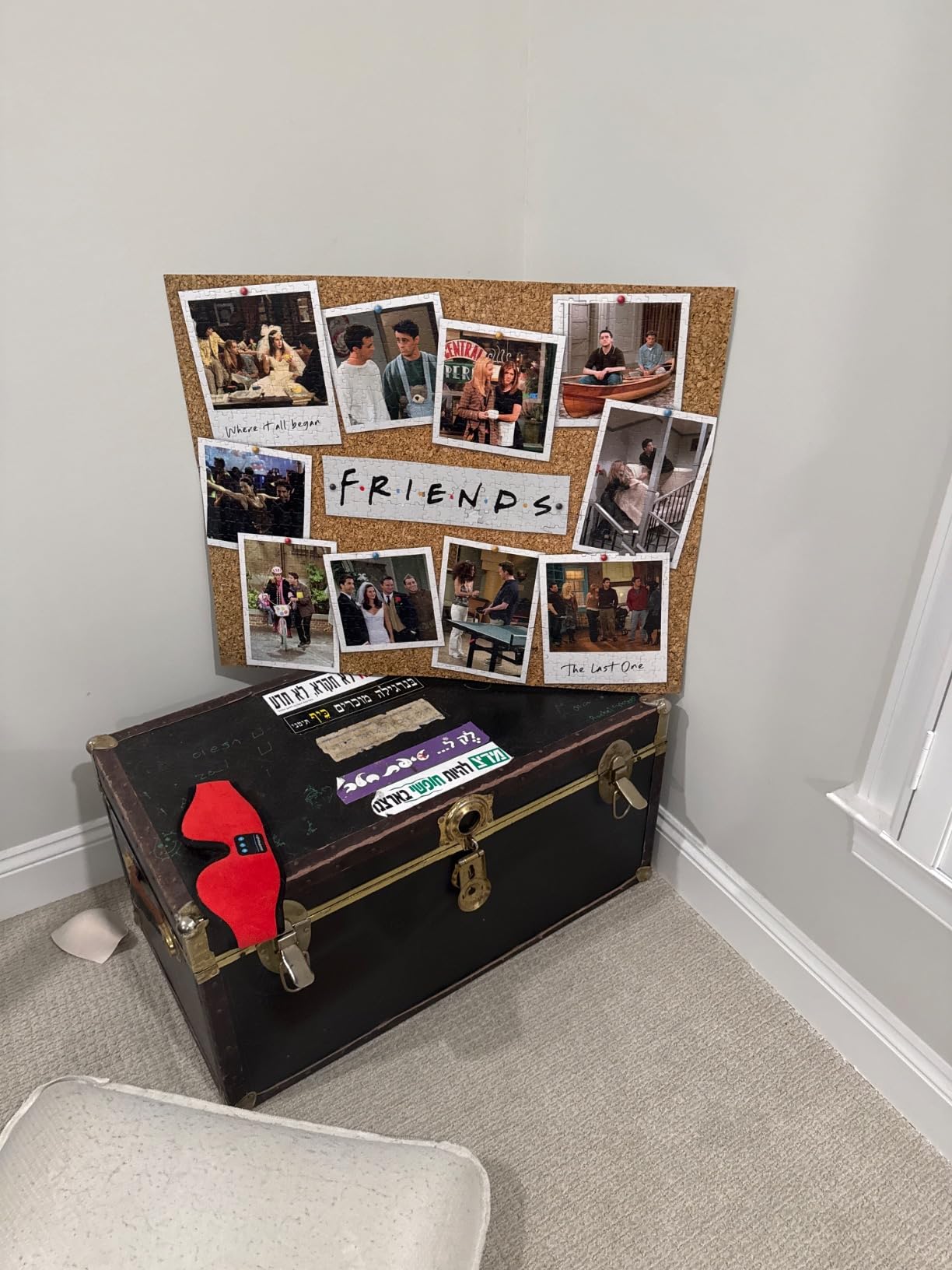 Friends TV Show Seasons Jigsaw Puzzle - 1000 Pieces - 30in x 24in | 1000-Piece Corkboard Photo Design customer photo 2
