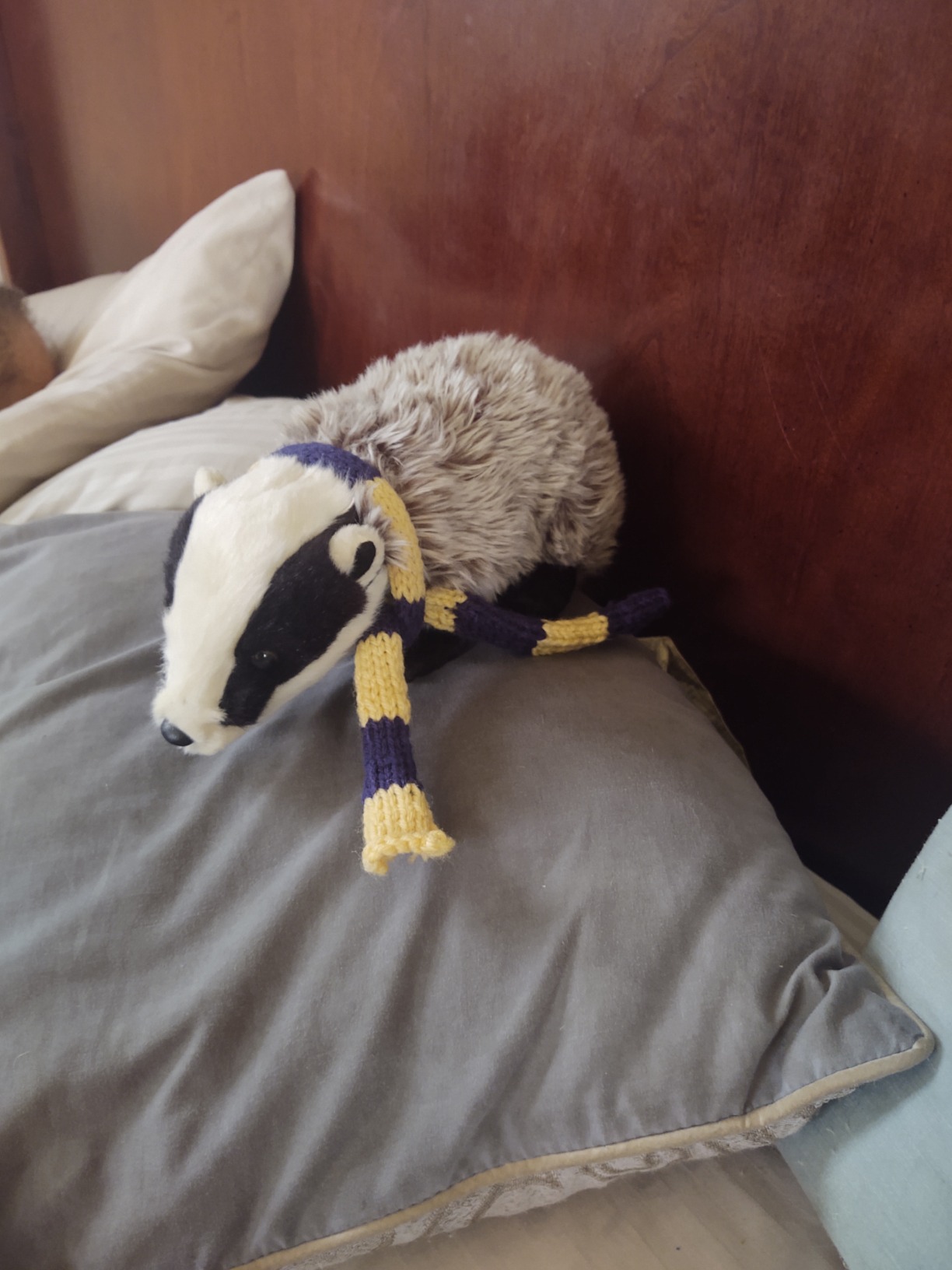 TAMMYFLYFLY Stuffed Toy 10 Inch Badger Plush Stuffed Animal (28cm) customer photo 1