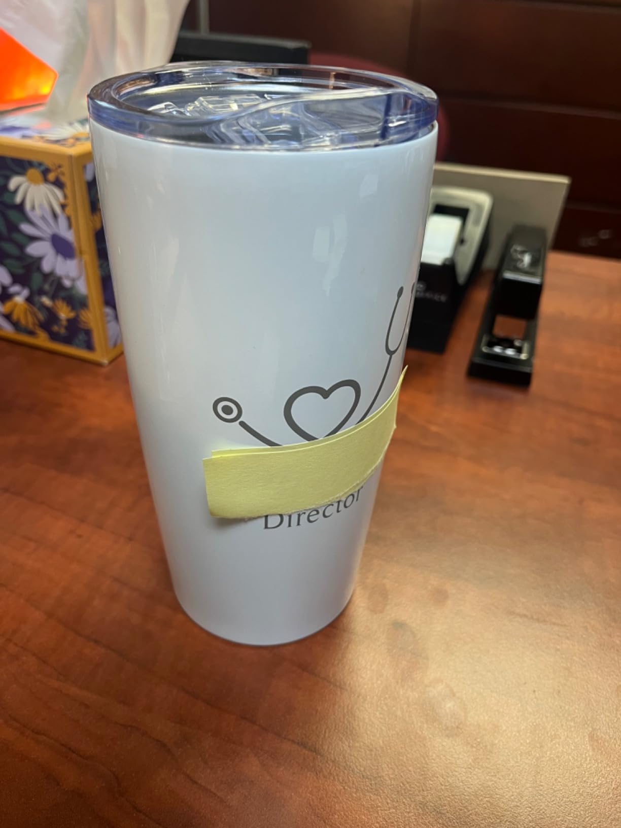 Lifetime Creations Engraved Personalized Eye Doctor Stainless Steel Tumbler 20 oz (Black) customer photo 1