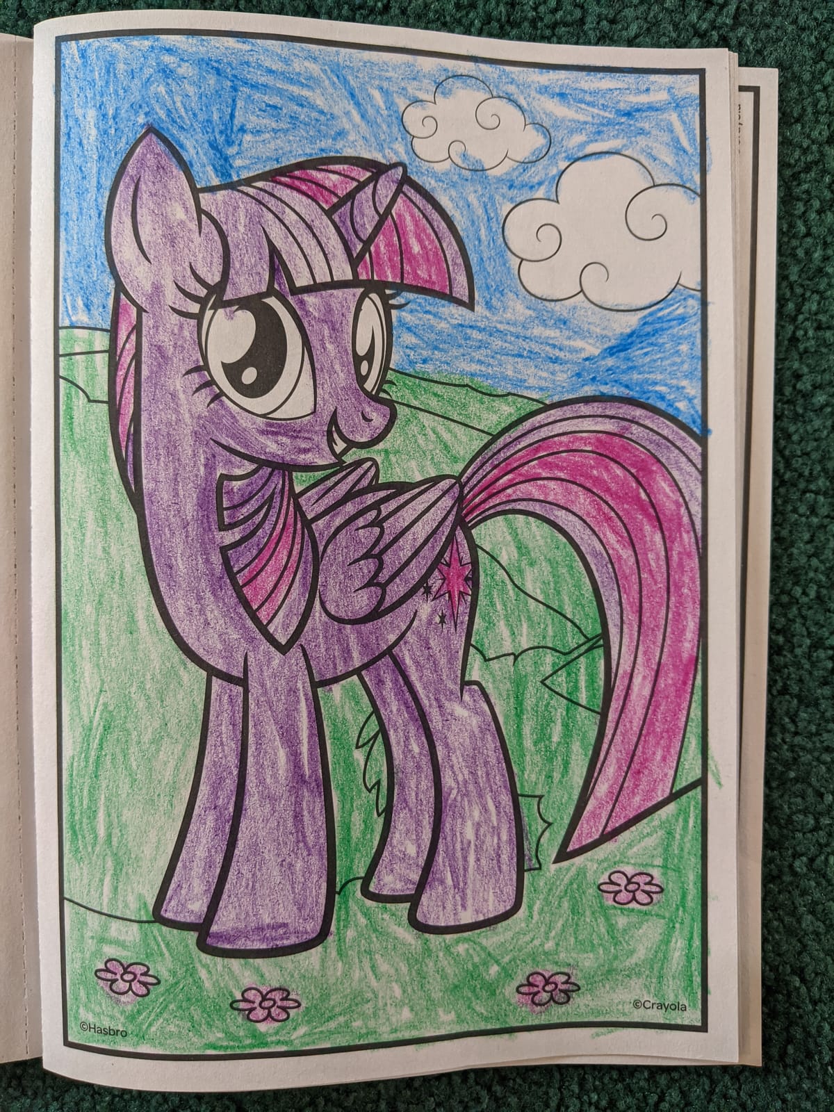 My Little Pony Coloring Book with Stickers, Gift for Girls and Boys, 96 Pages, Ages 3, 4, 5, 6 customer photo 1