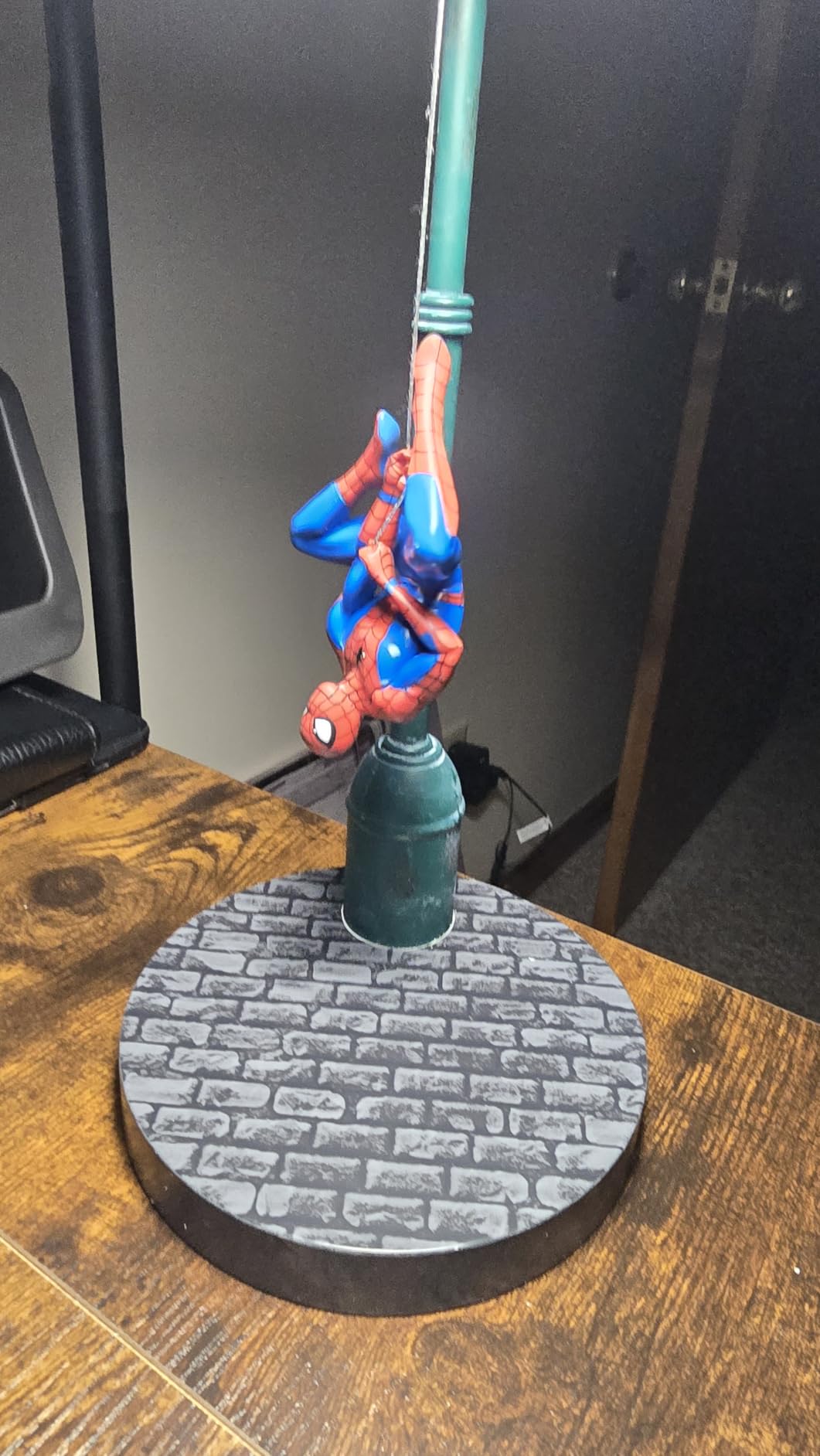 Ukonic Marvel Spider Man Streetlight LED Mood Light Desk Lamp | Superhero Night Light | 16 Inches customer photo 1
