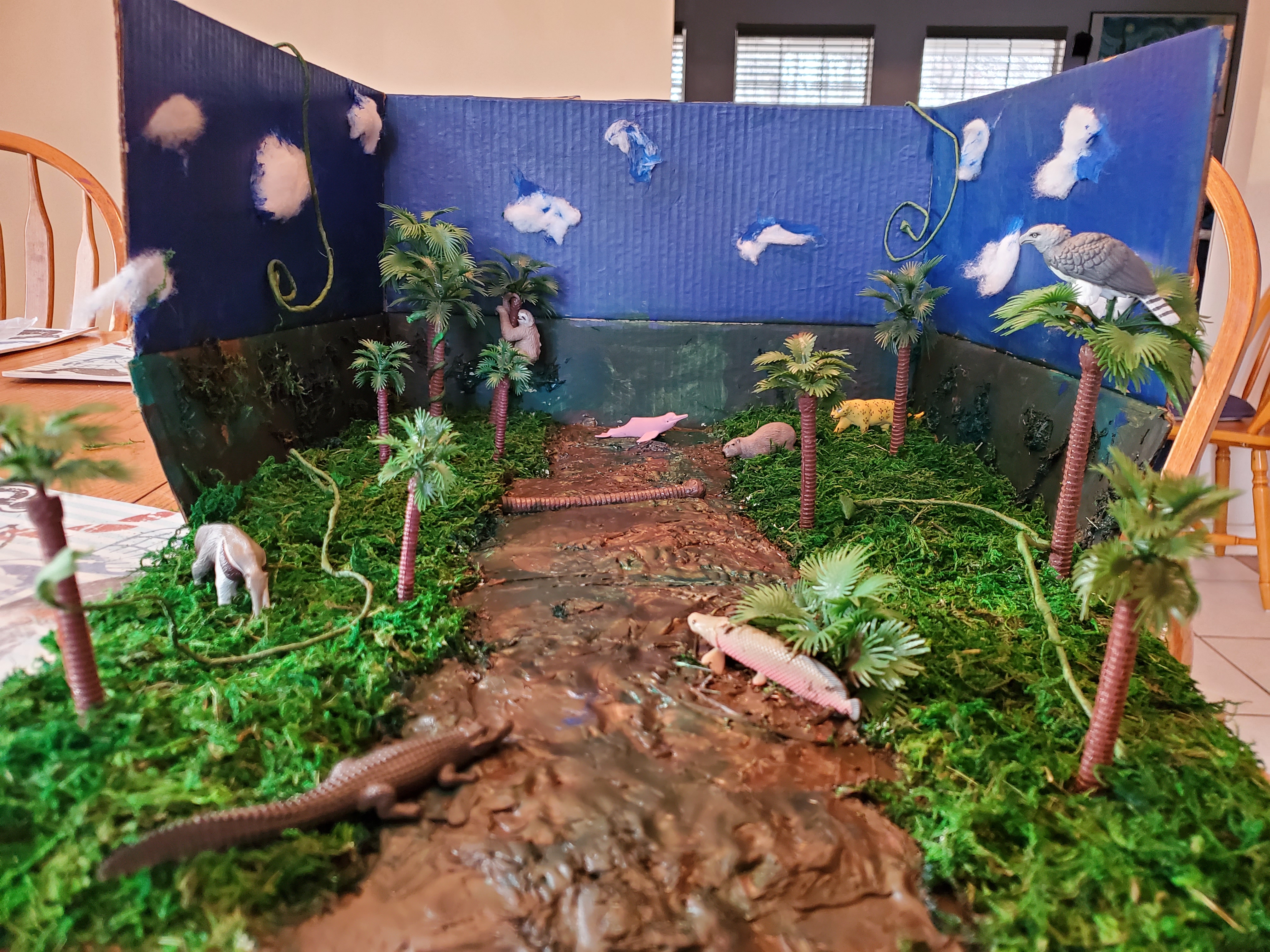 Safari Ltd. South American Animals TOOB - Toy Figurines of Jaguar, Sloth, Harpy Eagle, Giant Anteater, Capybara, Arapaima, Boto (Pink River Dolphin), & Caiman - Boys, Girls & Kids Toys Ages 3+ customer photo 2