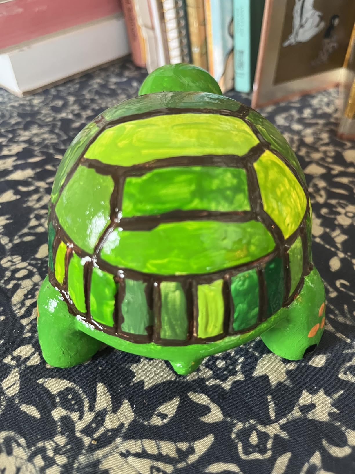 Creative Roots Paint Your Own Turtle - DIY Ceramic Painting Kit for Kids Ages 5+ customer photo 1
