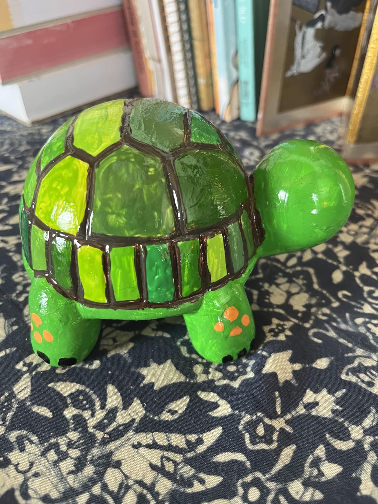 Creative Roots Paint Your Own Turtle - DIY Ceramic Painting Kit for Kids Ages 5+ customer photo 2